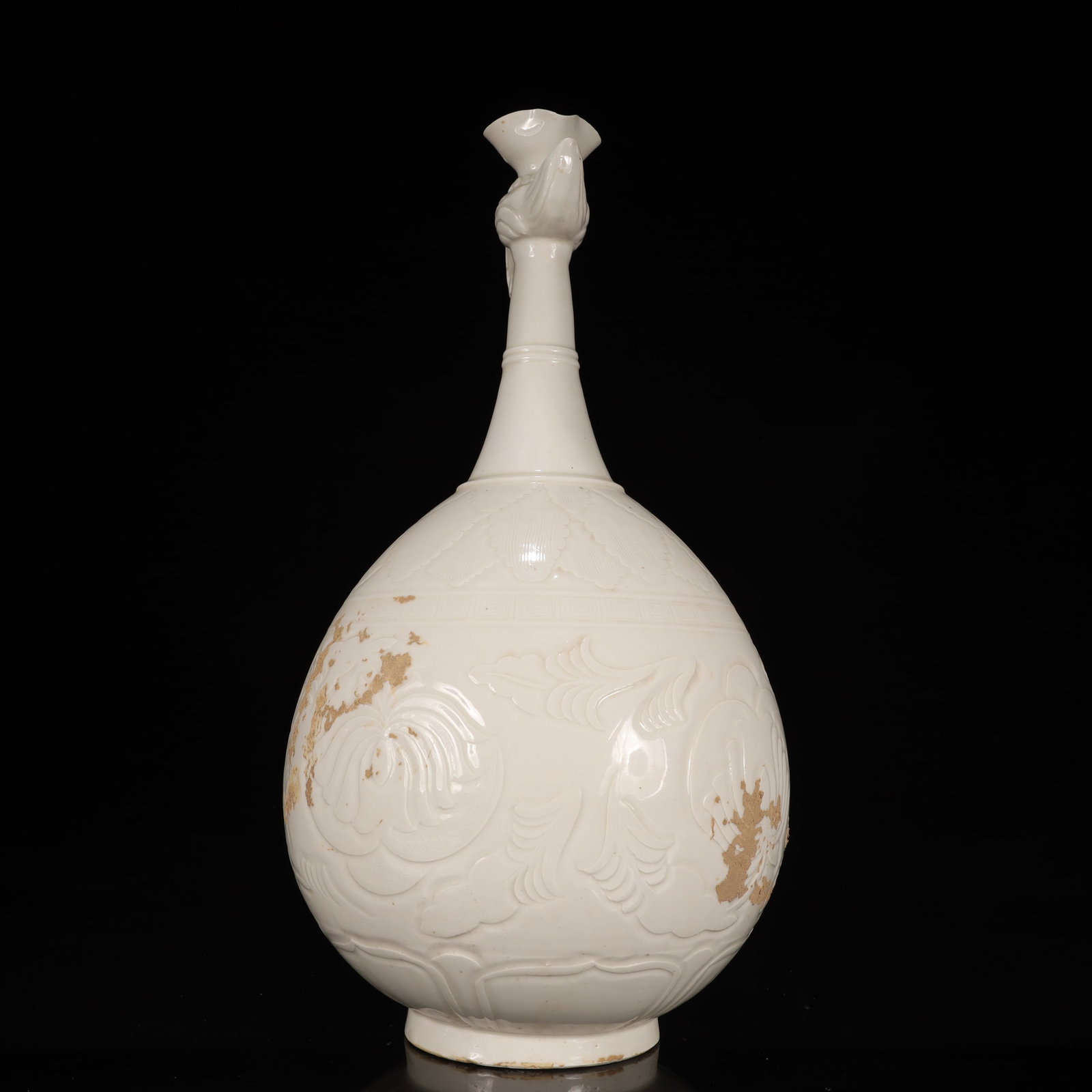 A Huge Ding yao Flower Pattern Vase - 10