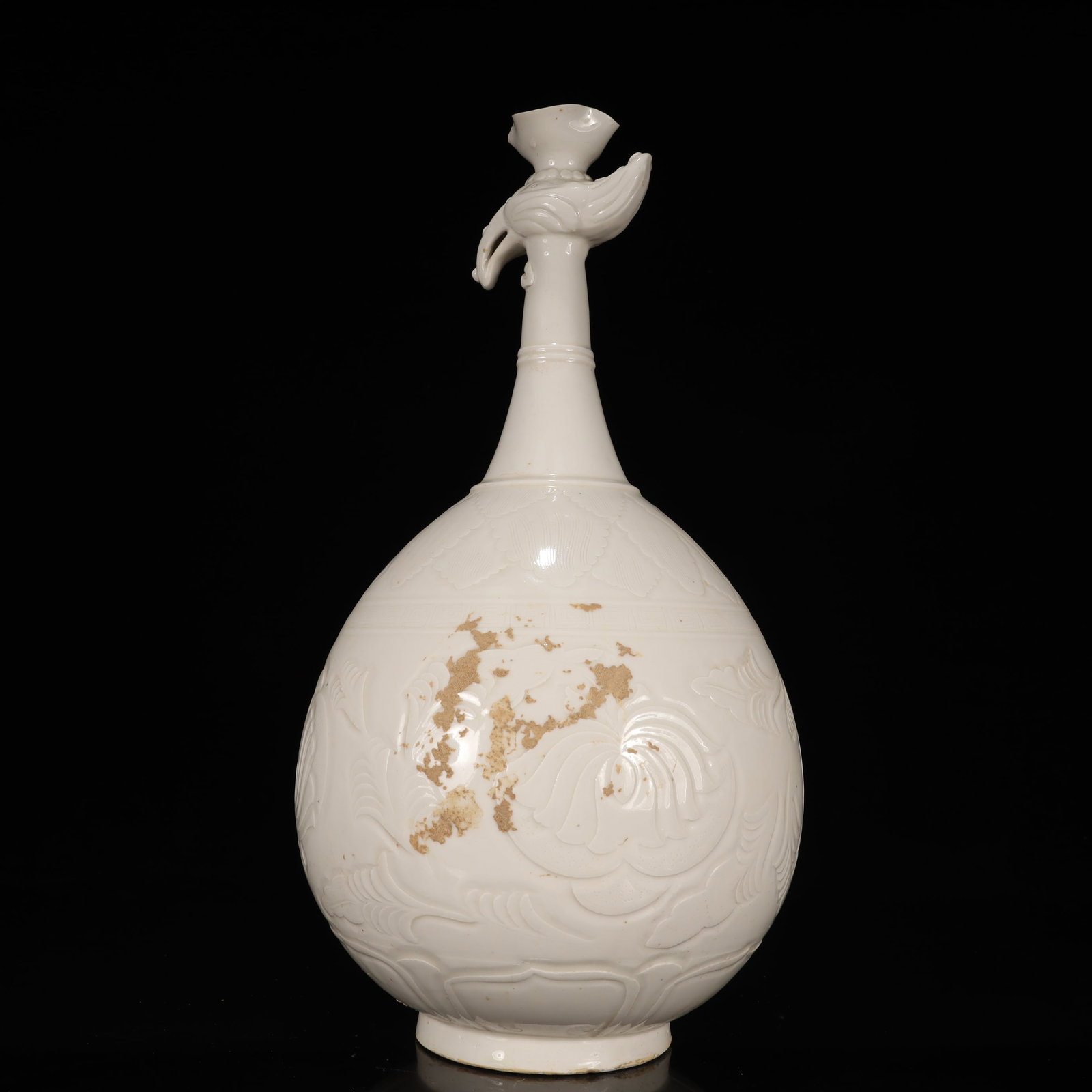 A Huge Ding yao Flower Pattern Vase - 11