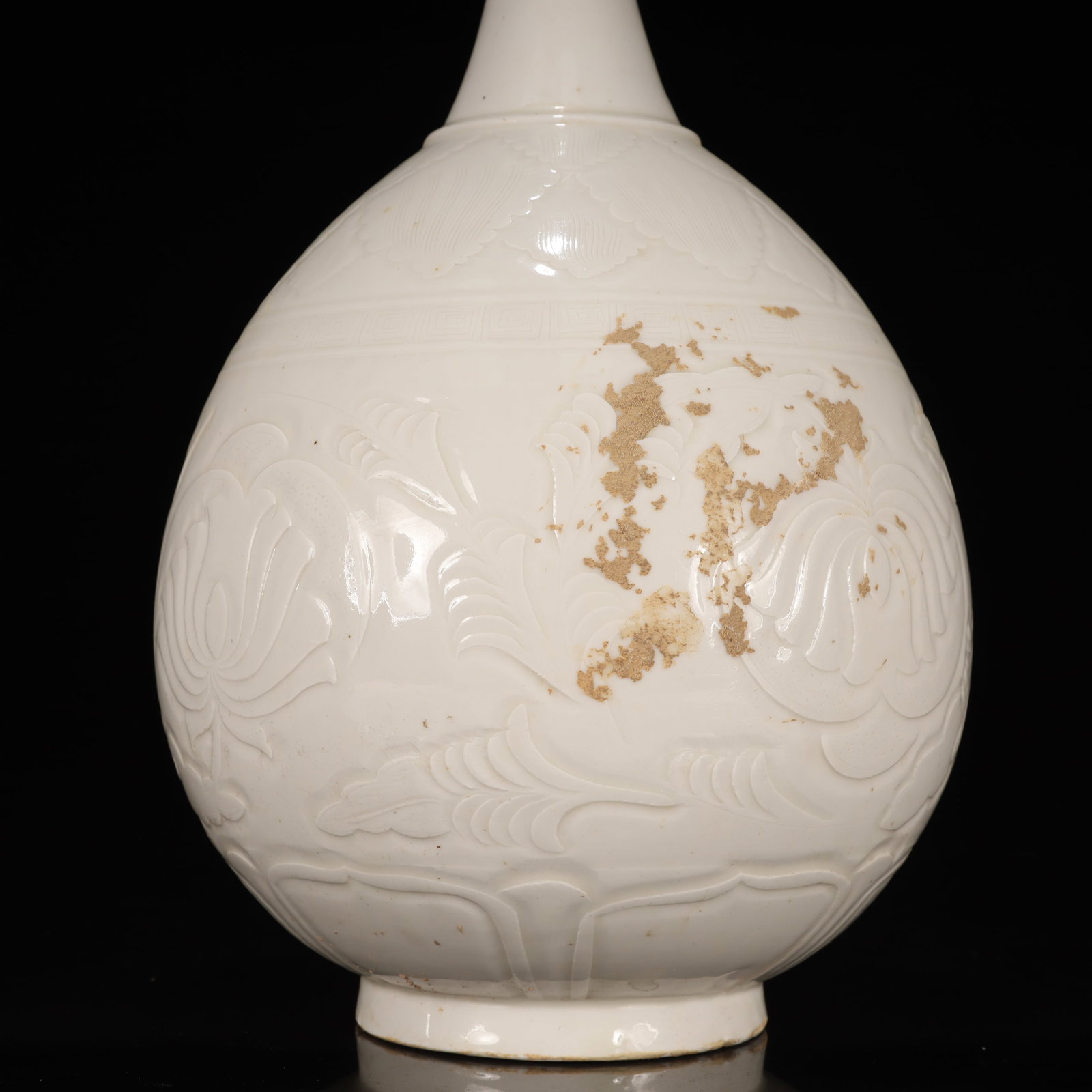 A Huge Ding yao Flower Pattern Vase - 3