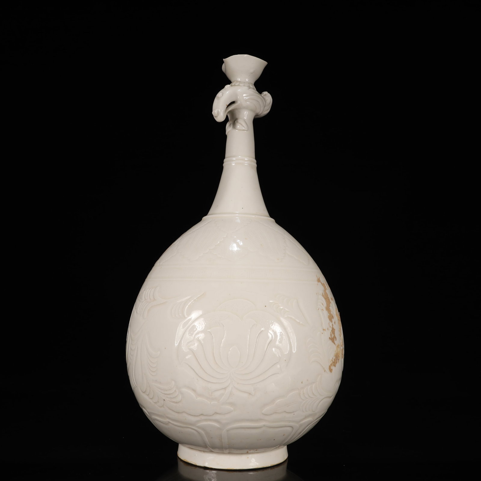 A Huge Ding yao Flower Pattern Vase - 4
