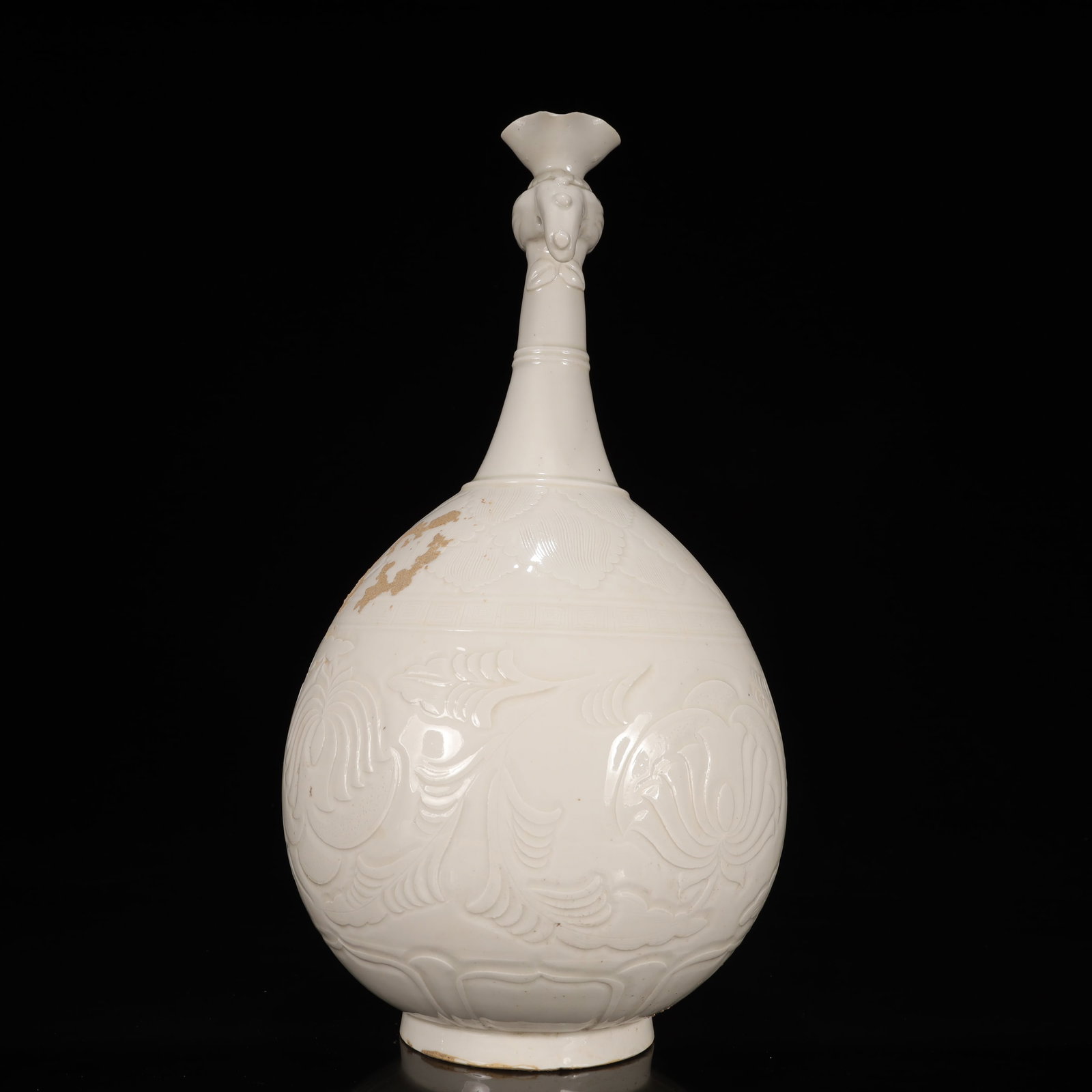 A Huge Ding yao Flower Pattern Vase - 5