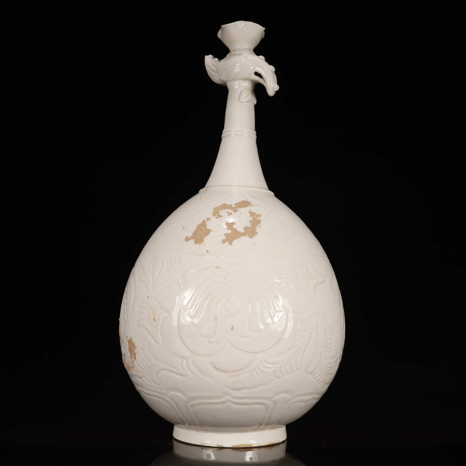 A Huge Ding yao Flower Pattern Vase - 7