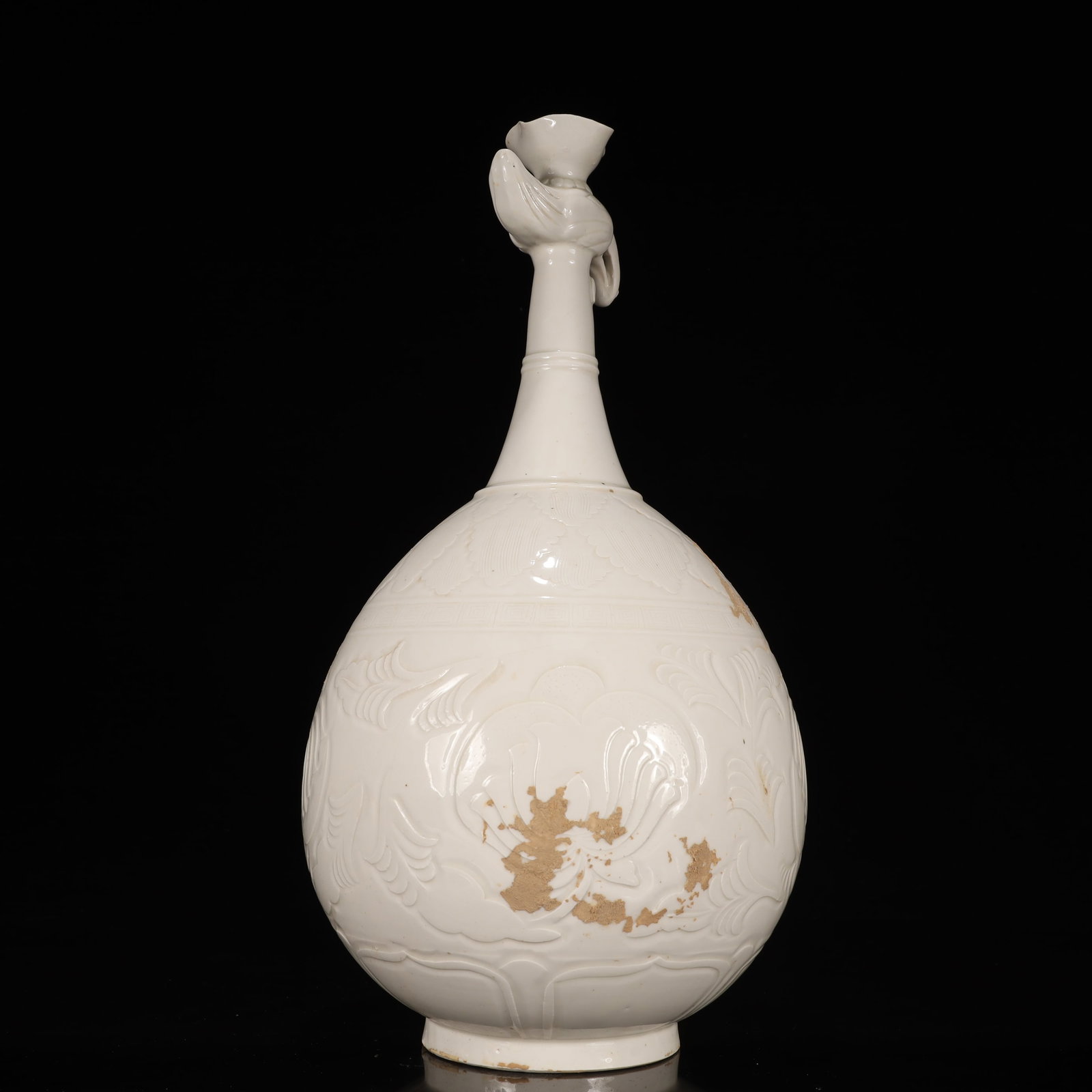 A Huge Ding yao Flower Pattern Vase - 9