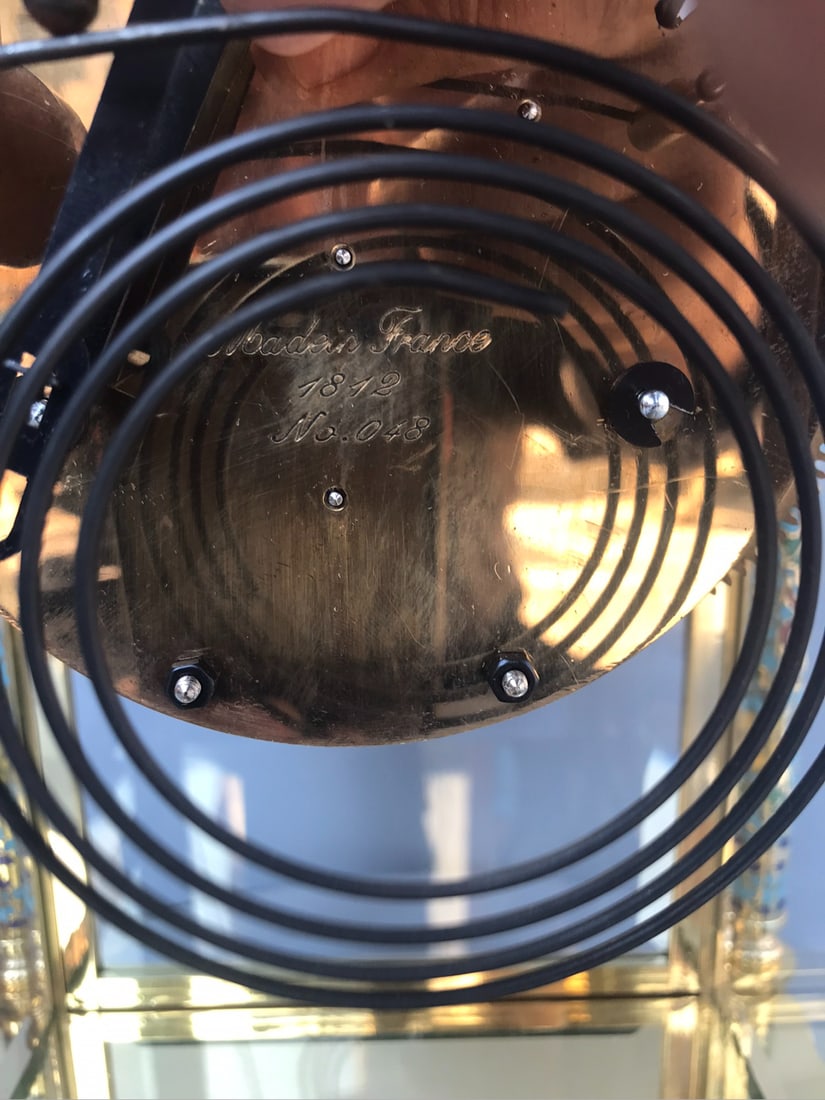 An Exquisite Gilt Bronze Lotus Pattern Clock - 9