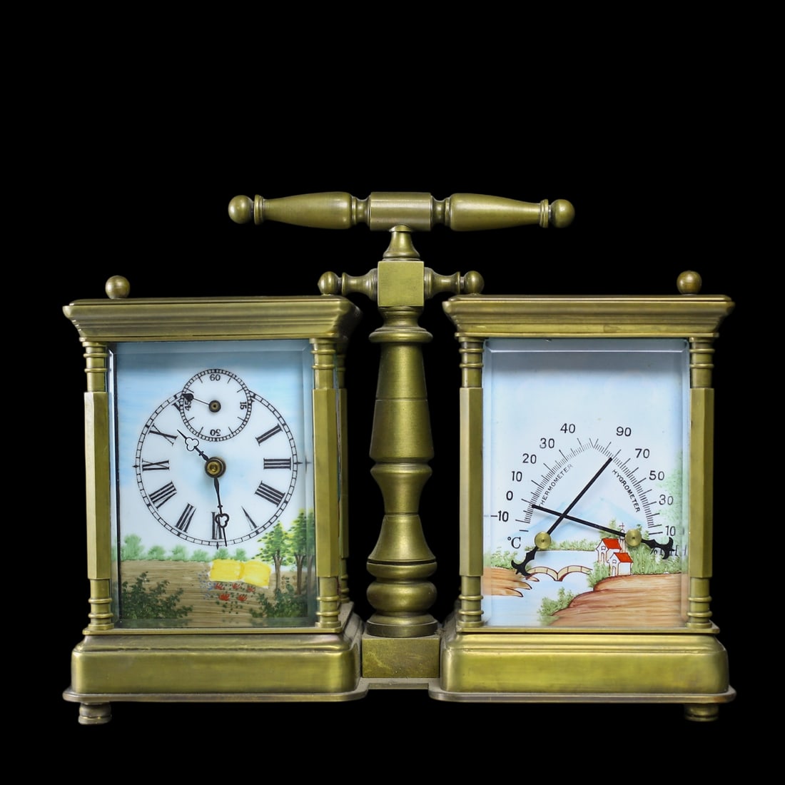 An Exquisite Gilt Bronze Flower Pattern Figure Pattern Clock - 4