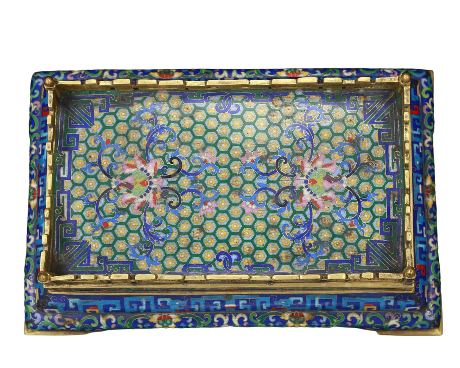 A Pair of Exquisite Cloisonné Goat Candlesticks - 12