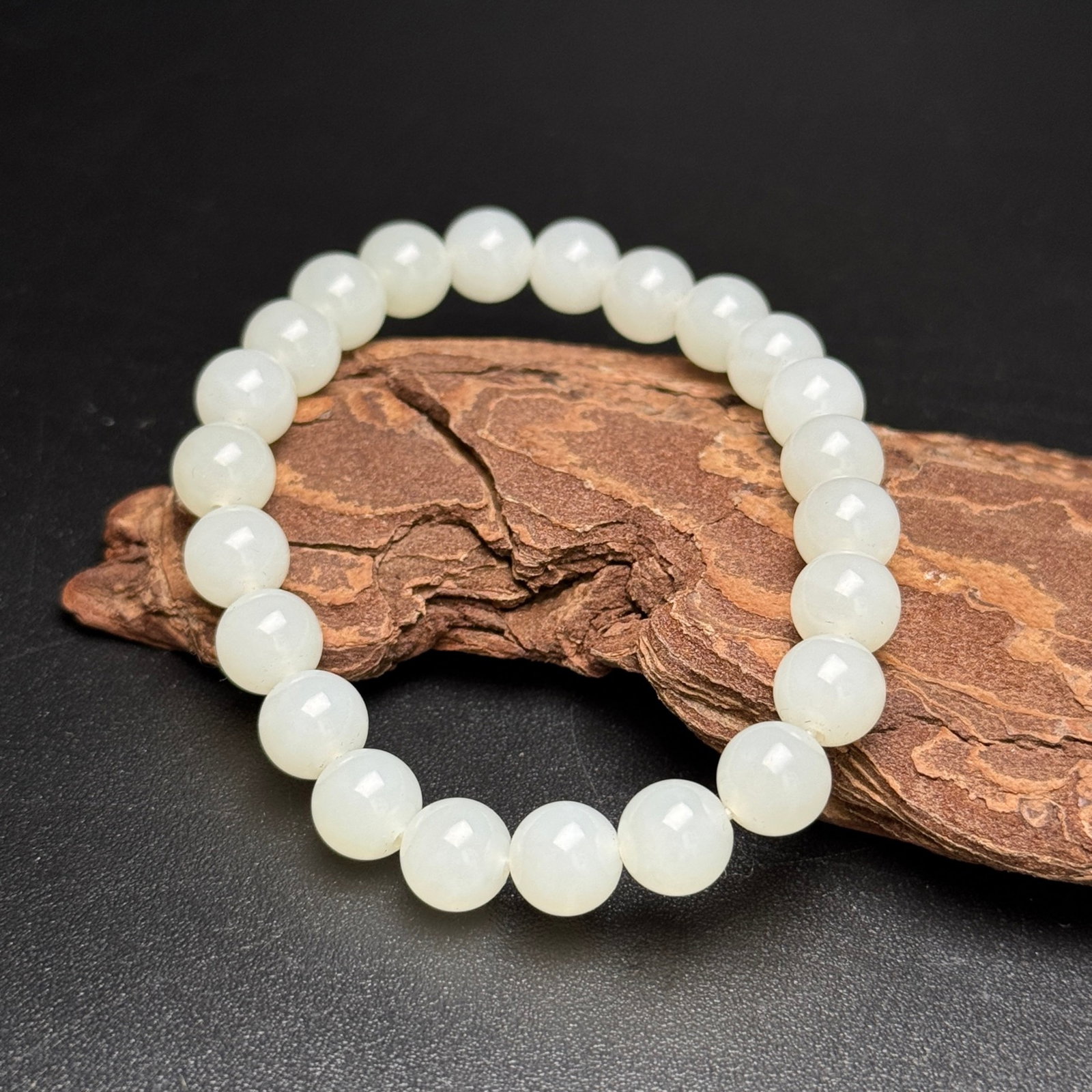 An Exquisite White Jade Bracelets - 5