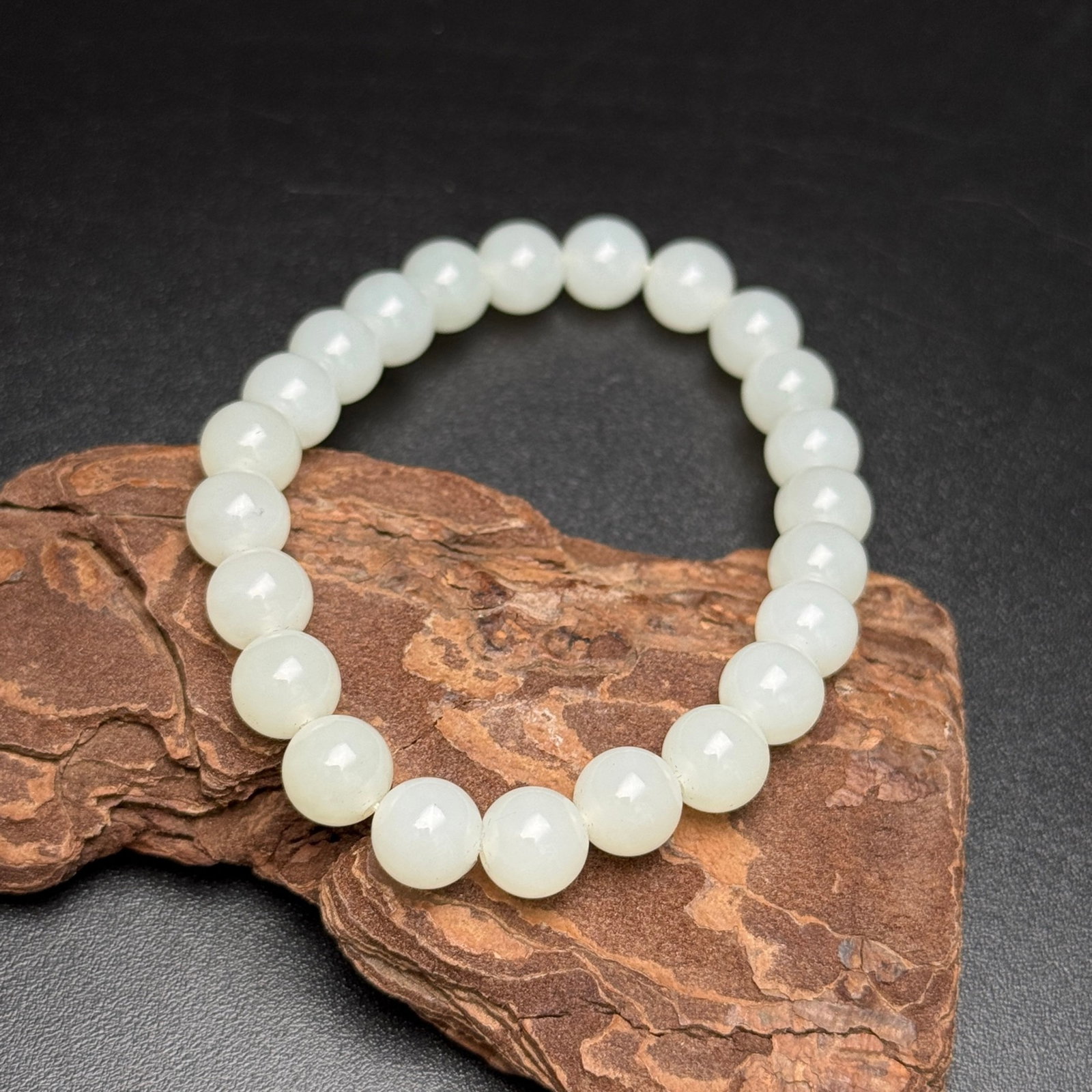 An Exquisite White Jade Bracelets - 6