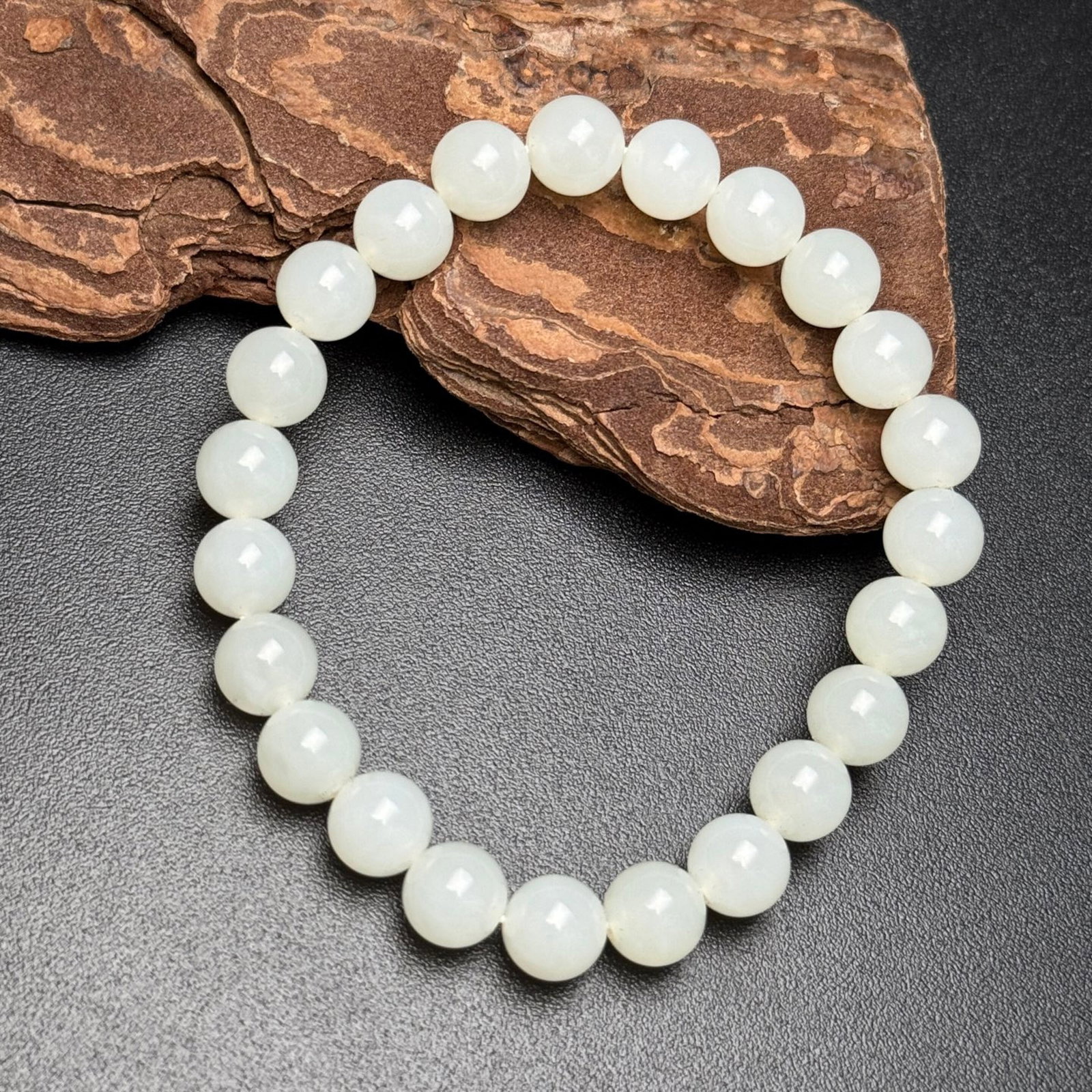 An Exquisite White Jade Bracelets - 7