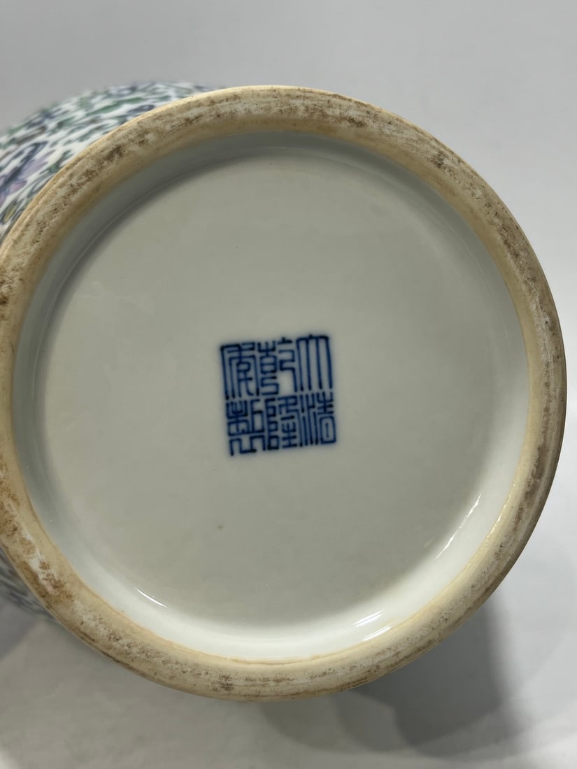 A Exquisite Doucai Lotus Pattern Vase - 9