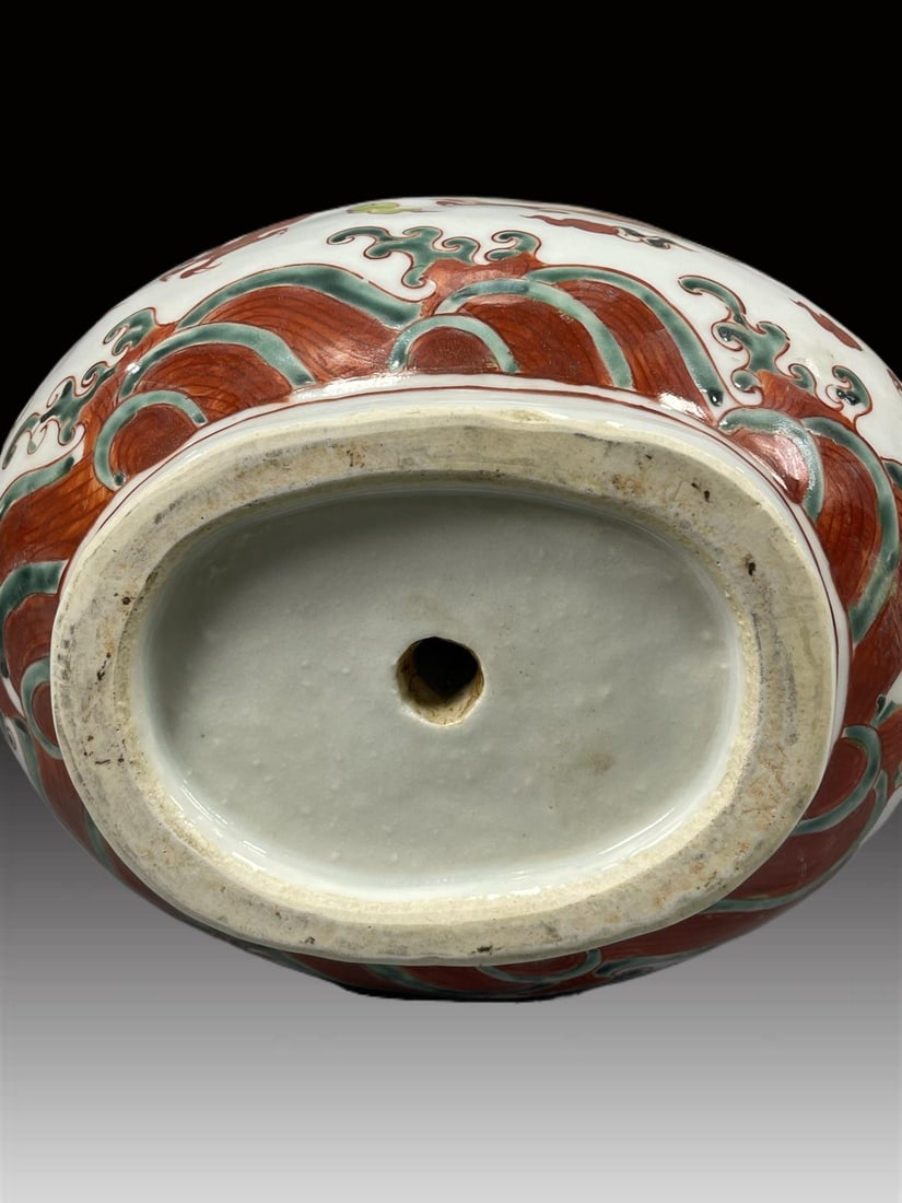 A Exquisite Wucai Dragon pattern Ewer - 9