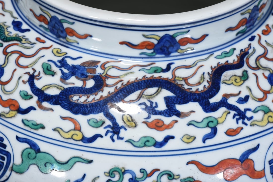 A Exquisite Doucai Dragon Phoenix pattern Jar - 6