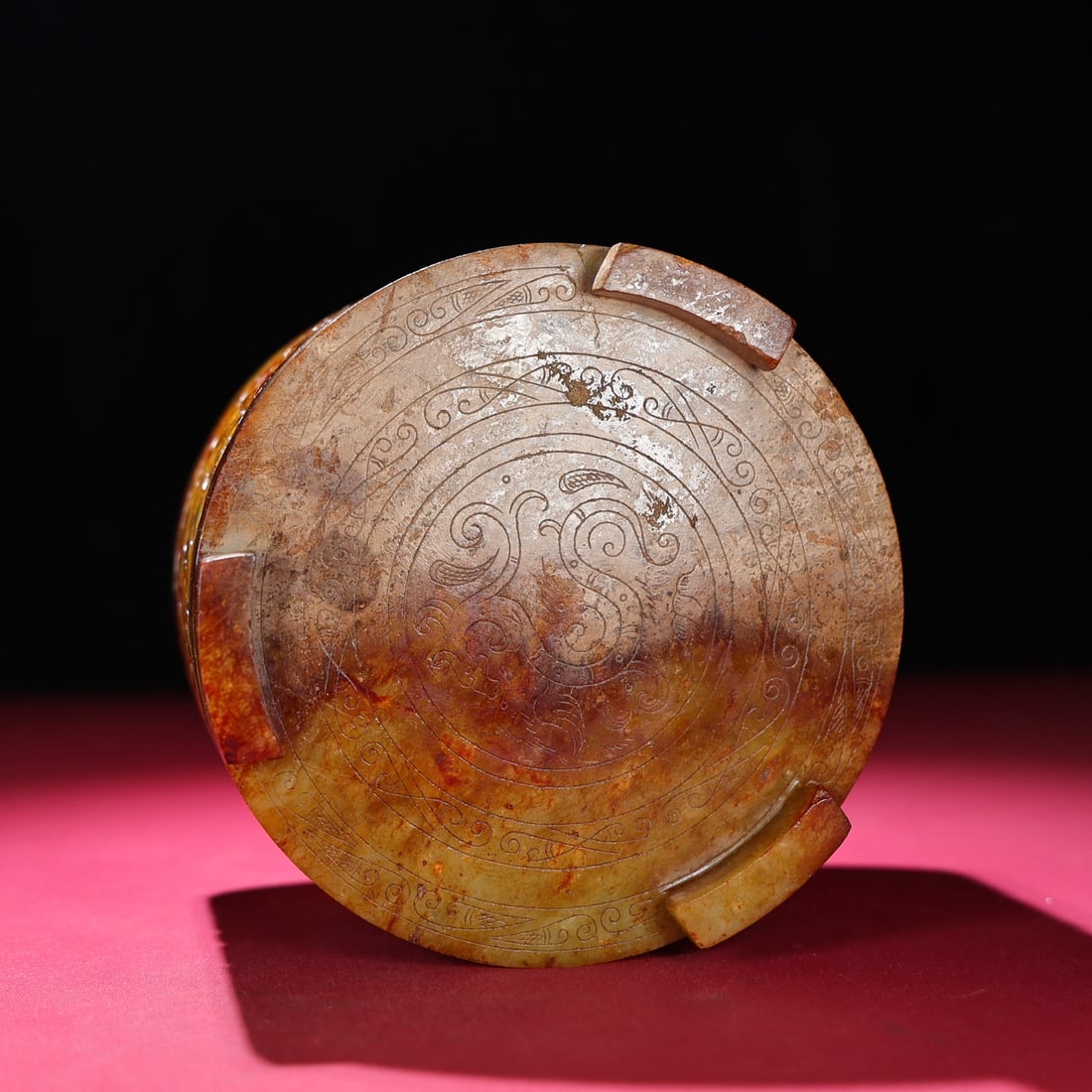 A Exquisite Hotan Jade Dragon Pattern Jar - 8