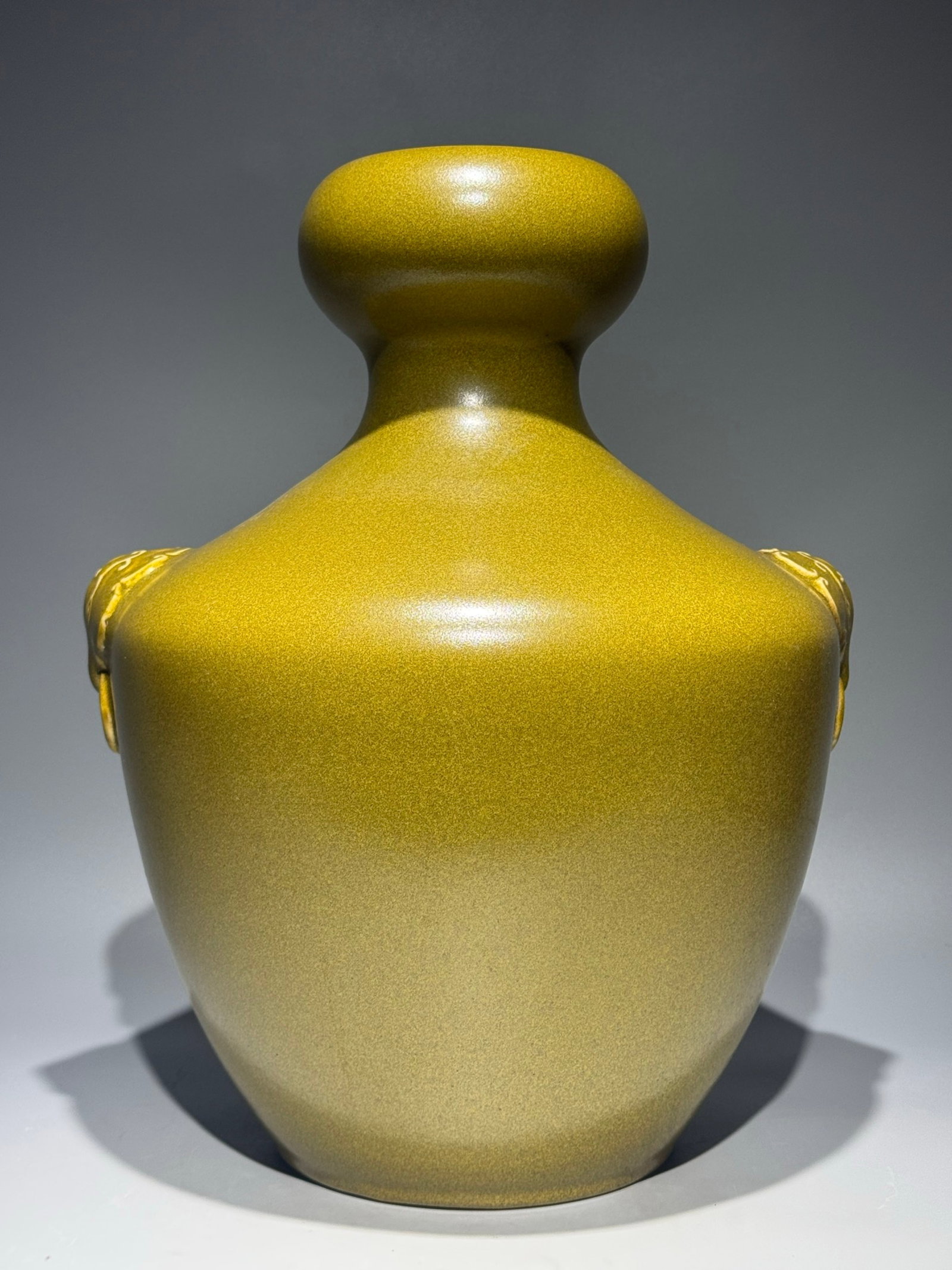 A Rare Teadust Glazed Beast-Ears Vase (1 of 9)