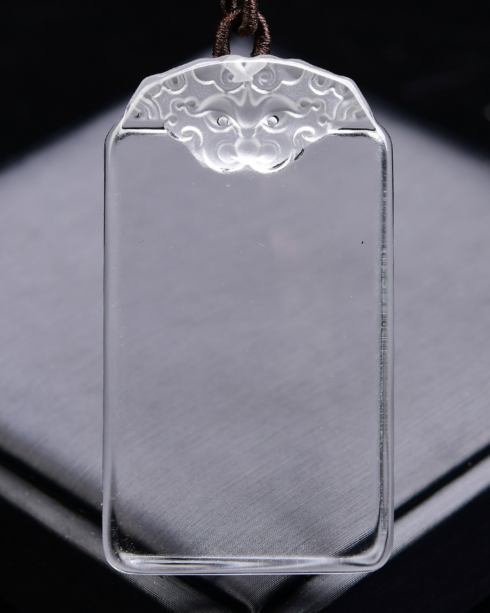 An Exquisite Crystal Beast-Face Pattern Pendant - 2