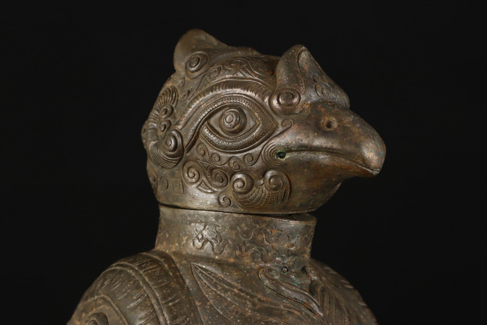 A Exquisite Copper Bird-Shaped Ewer - 5
