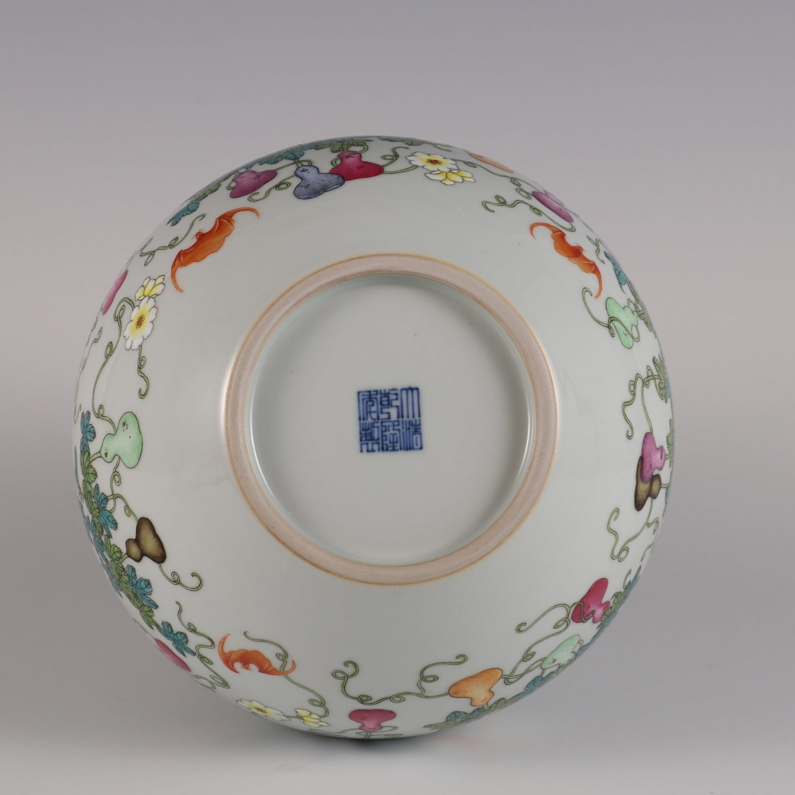 A Exquisite Enamel Gourd Pattern Vase - 9