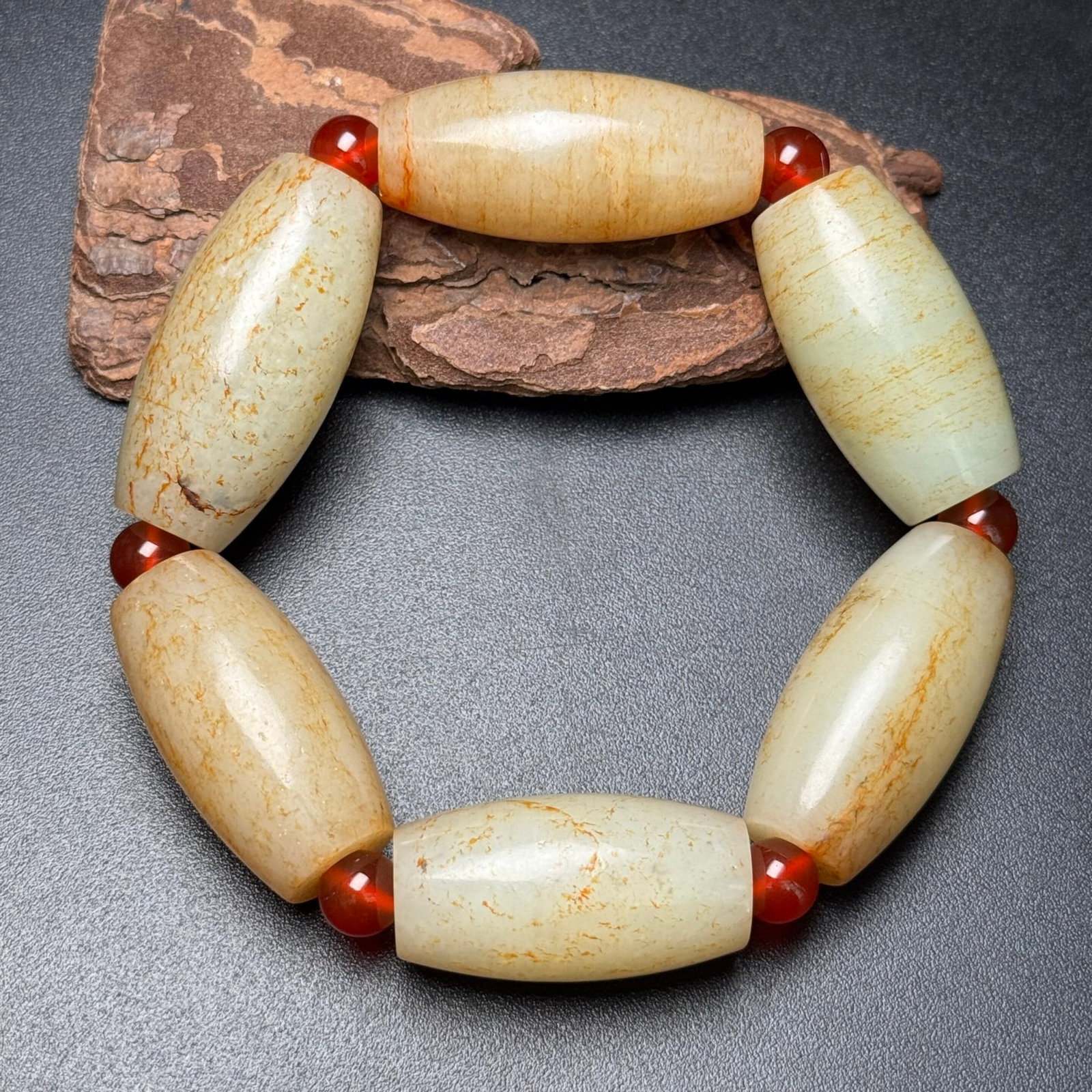 An Exquisite White Jade Bracelets - 2