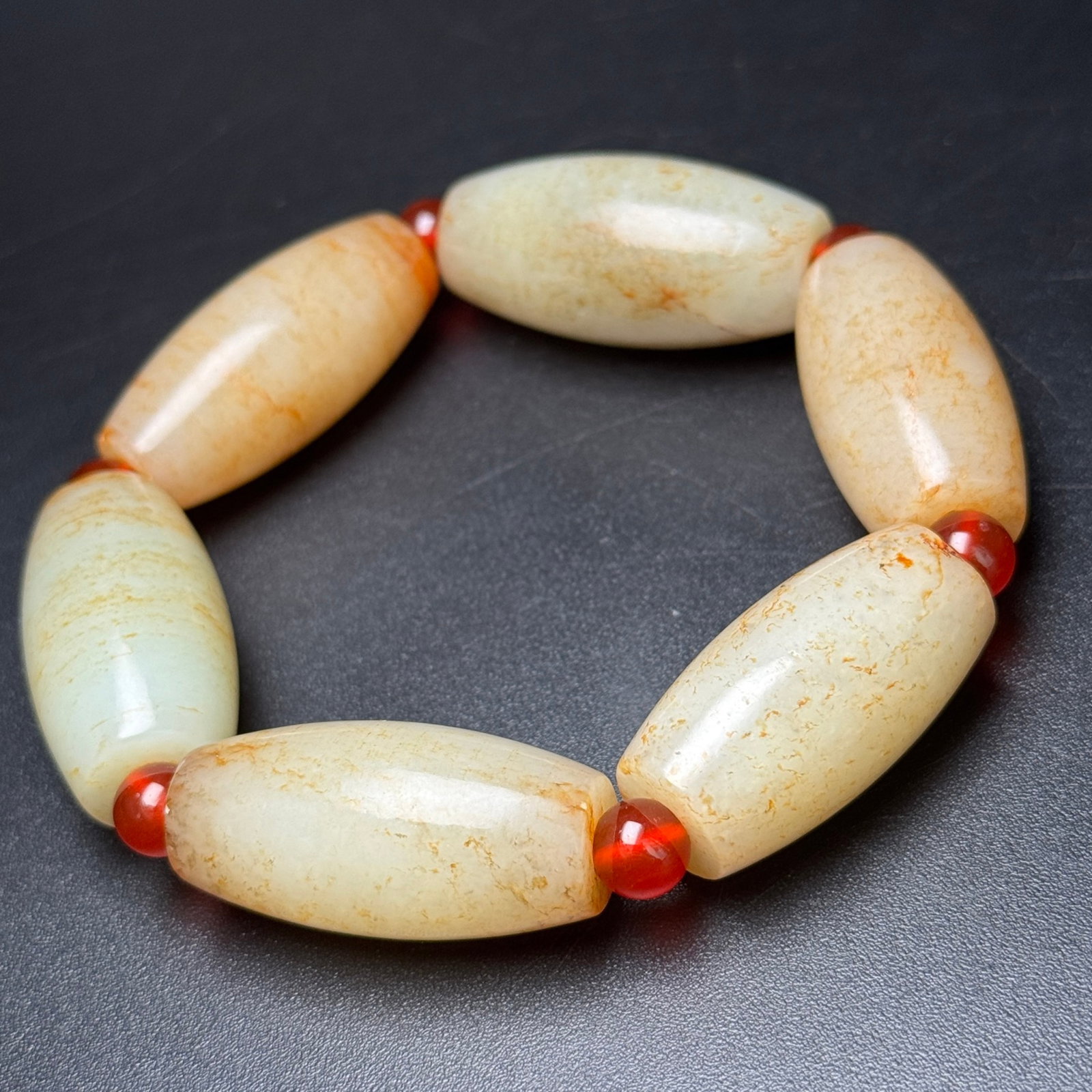 An Exquisite White Jade Bracelets - 6
