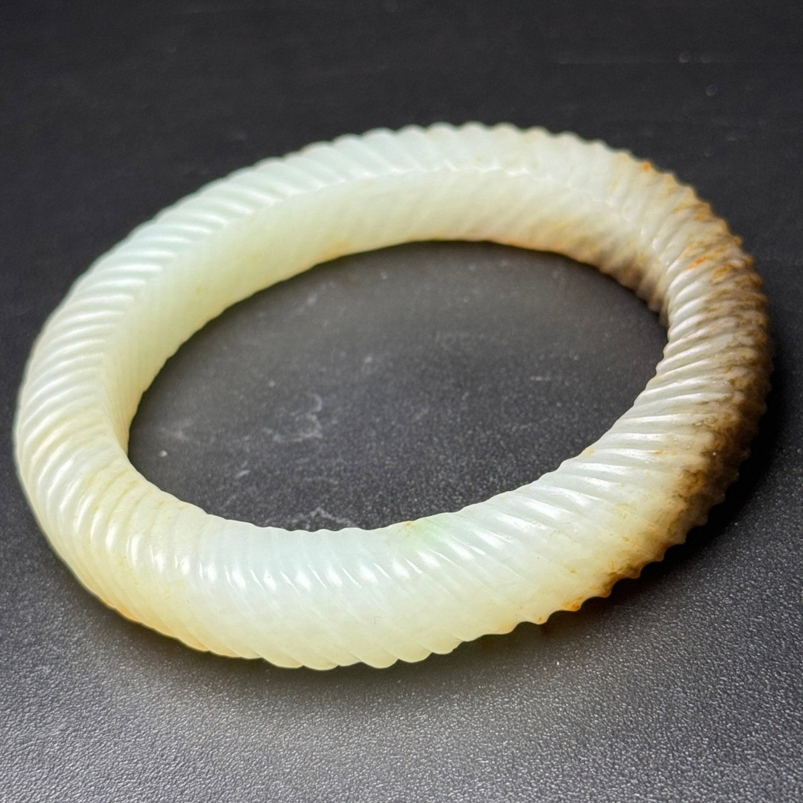 An Exquisite White Jade Bracelets - 6