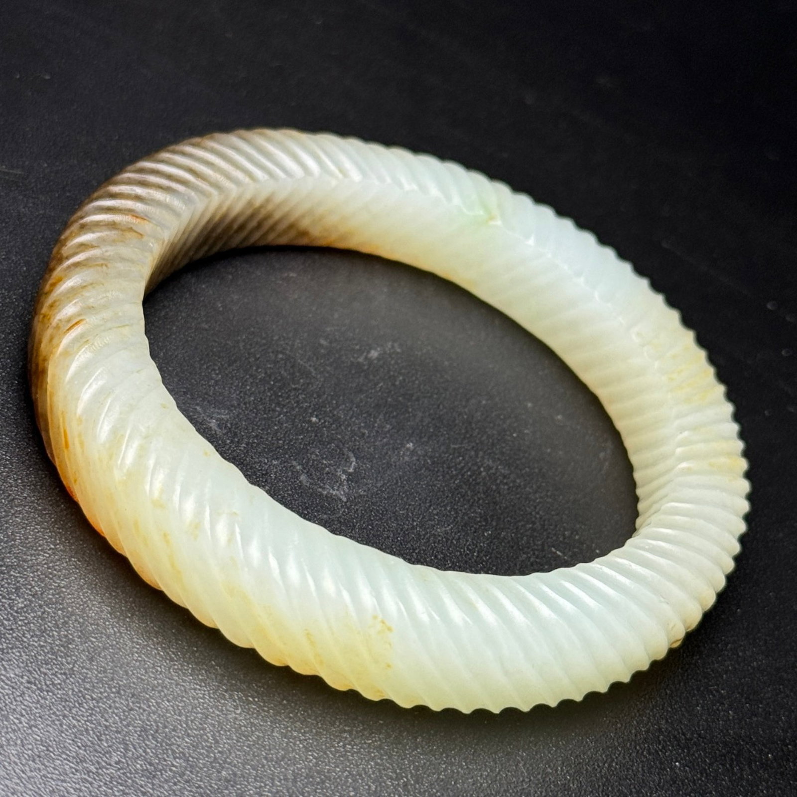 An Exquisite White Jade Bracelets - 7
