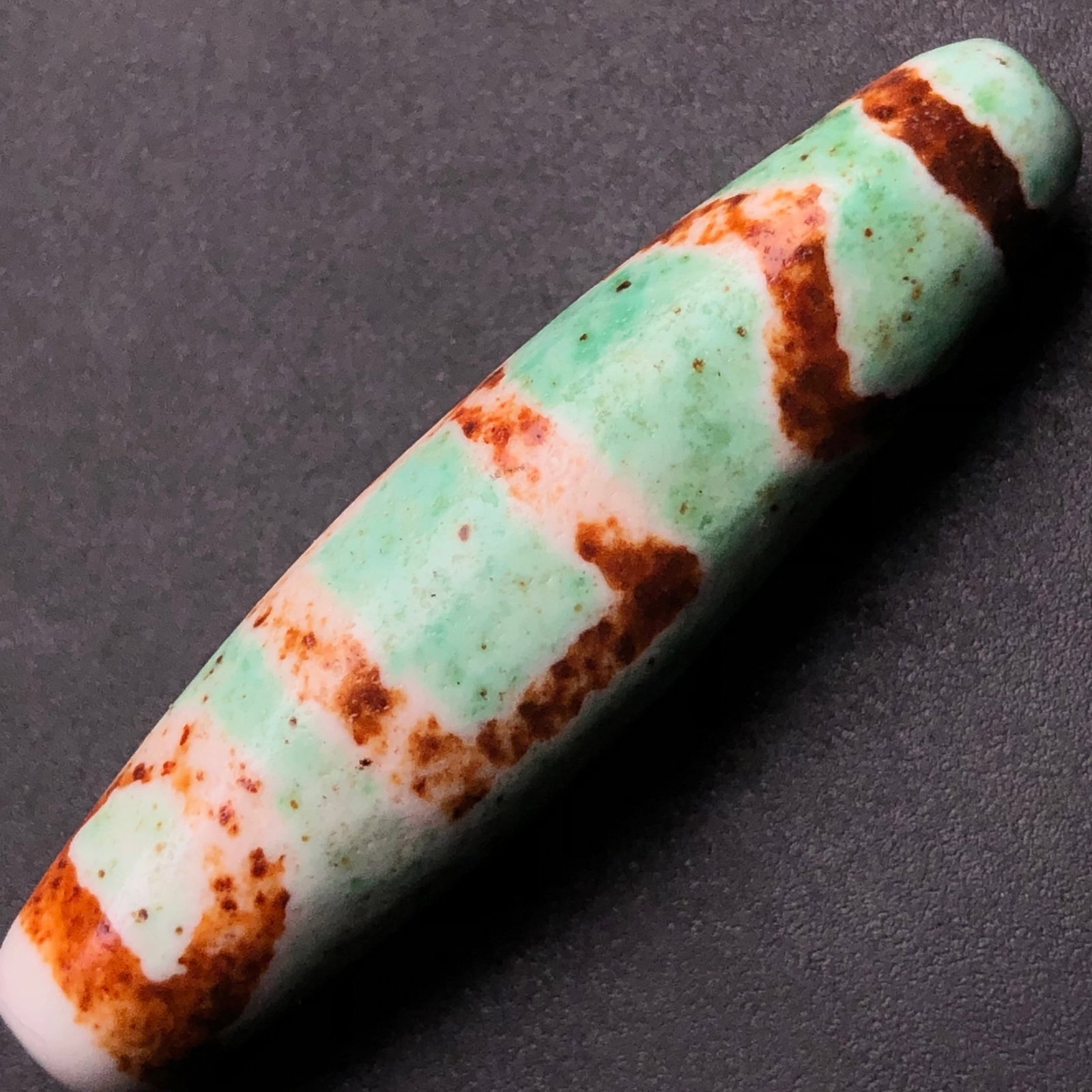 An Exquisite Dzi Bead Pendant - 8