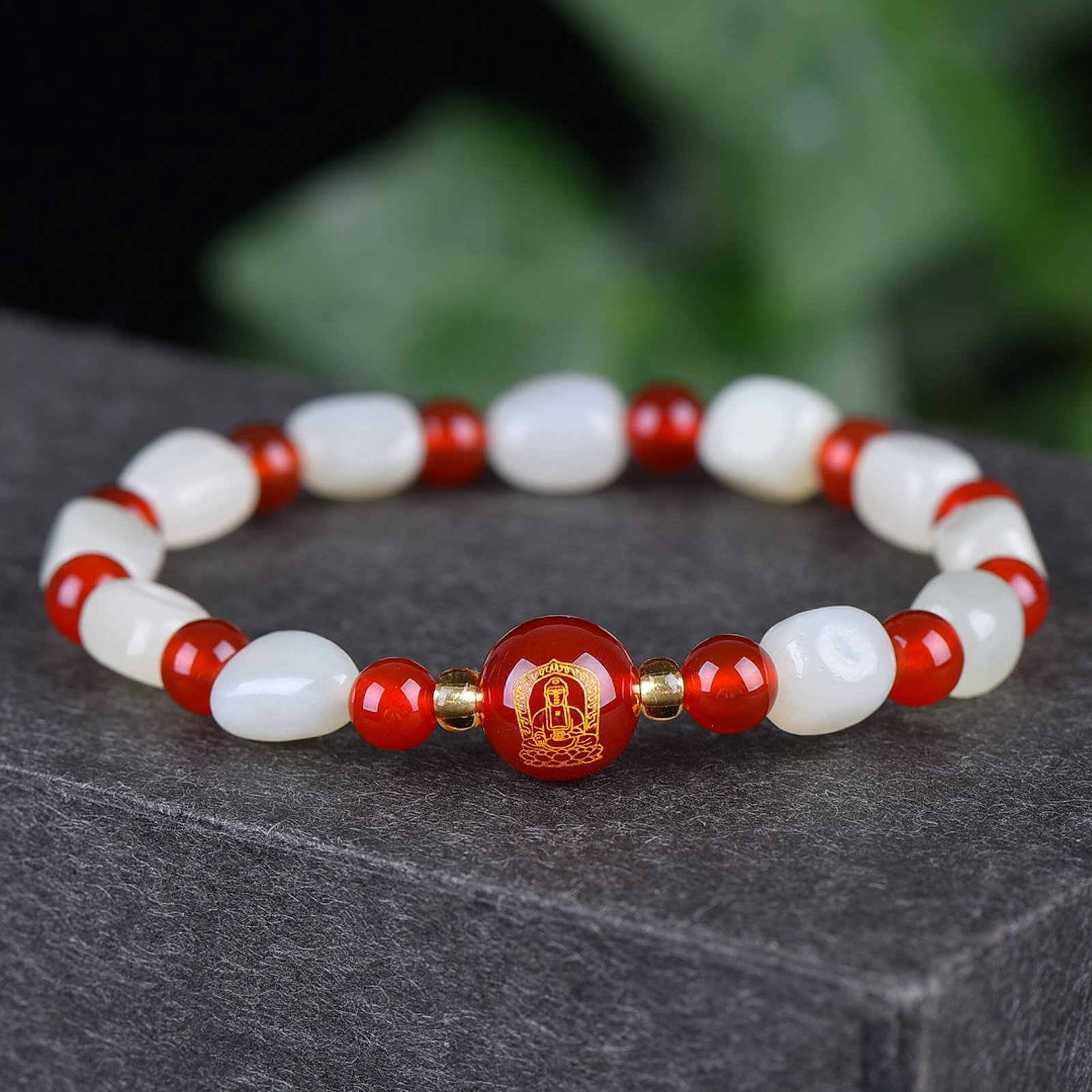 An Exquisite White Jade Bracelets - 9