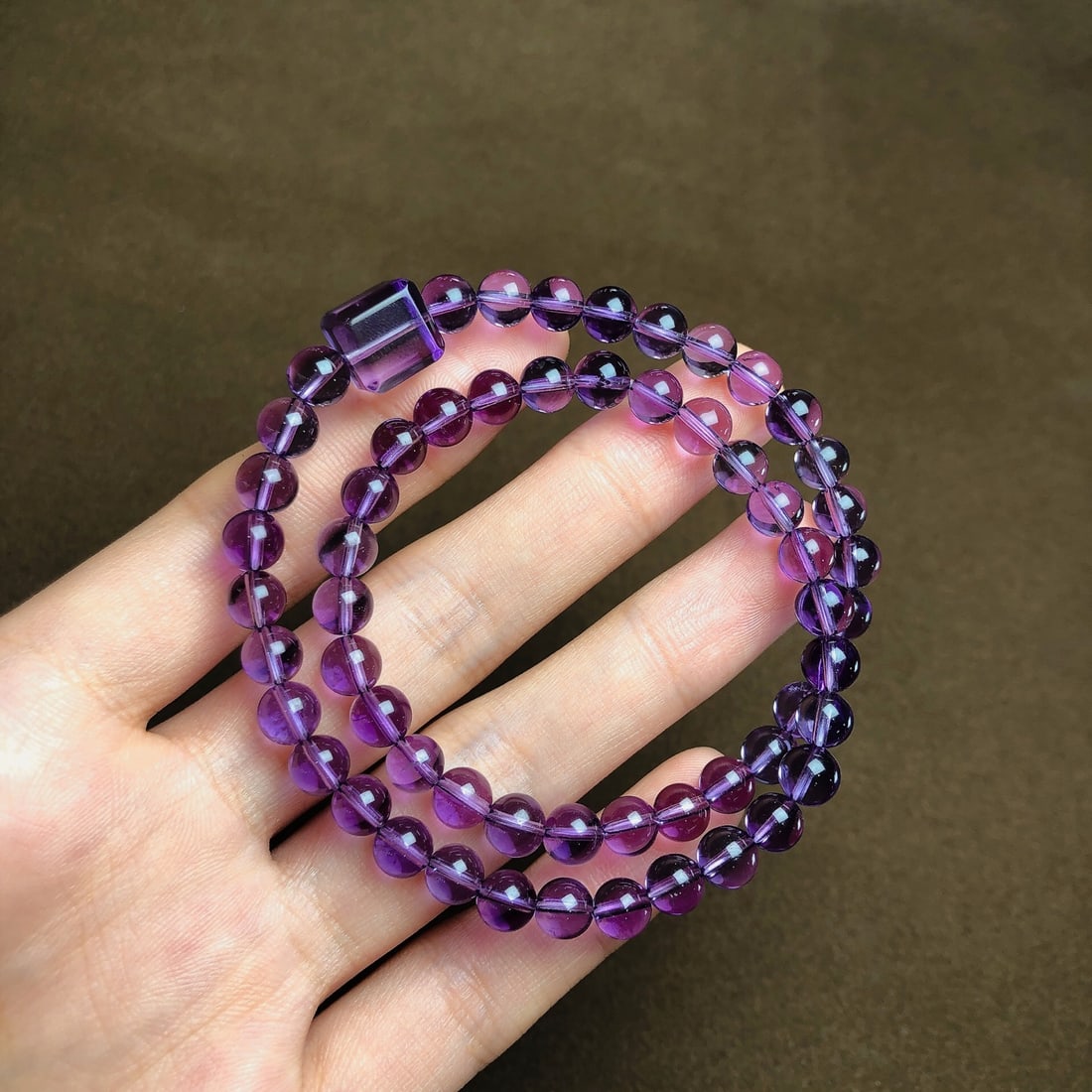 An Exquisite Crystal Bracelets: An Exquisite Crystal Bracelets,Size:6.3mm,10mm,Weight:21.5g 水晶手串