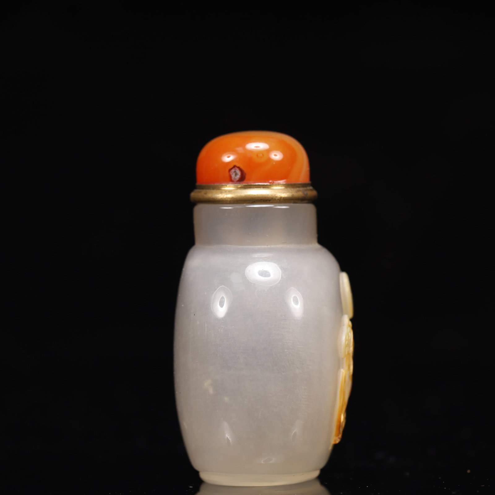 An Exquisite Agate Horse Pattern Snuff Bottle - 4