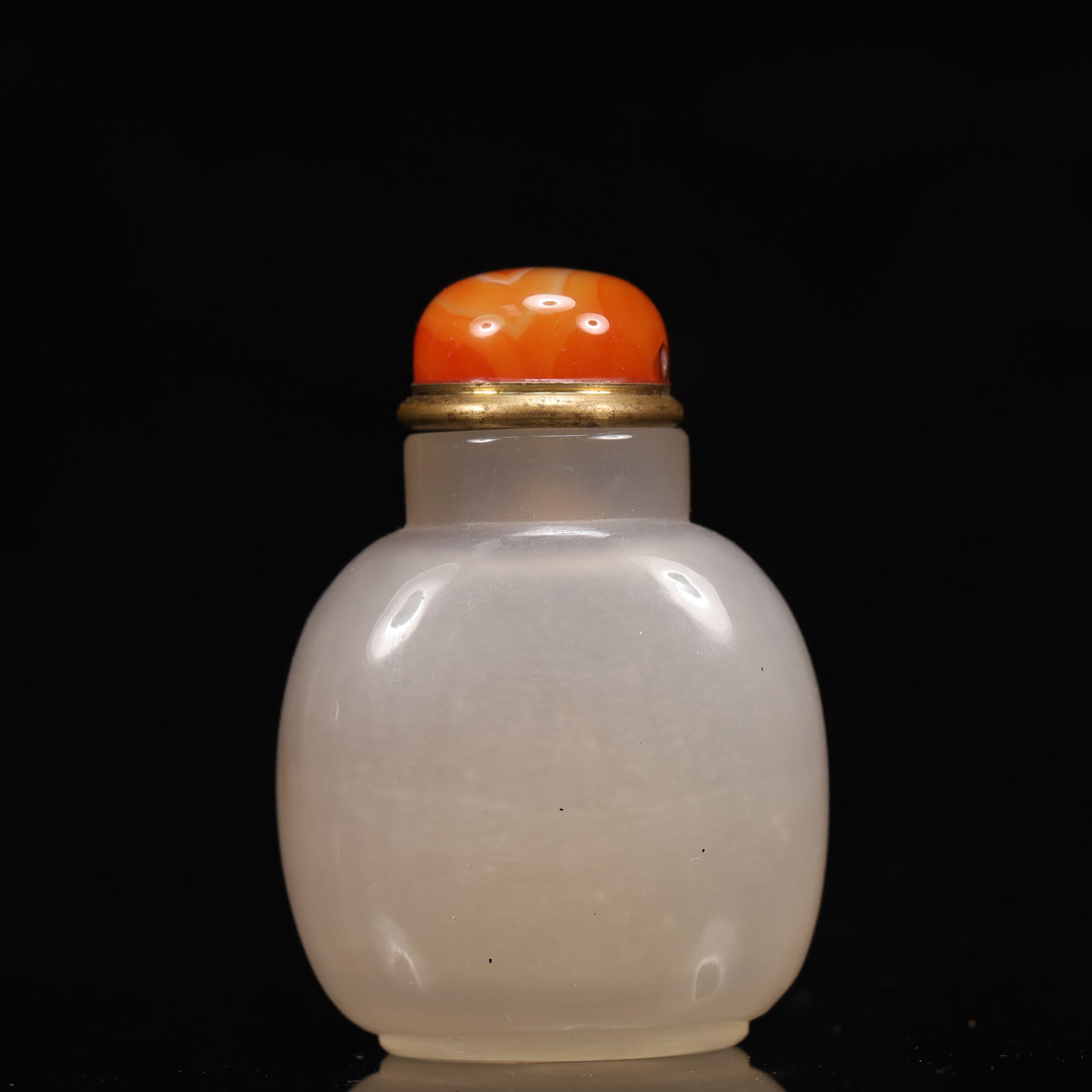 An Exquisite Agate Horse Pattern Snuff Bottle - 5