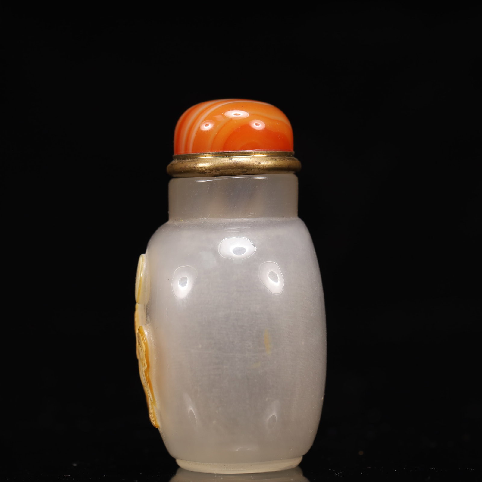 An Exquisite Agate Horse Pattern Snuff Bottle - 6