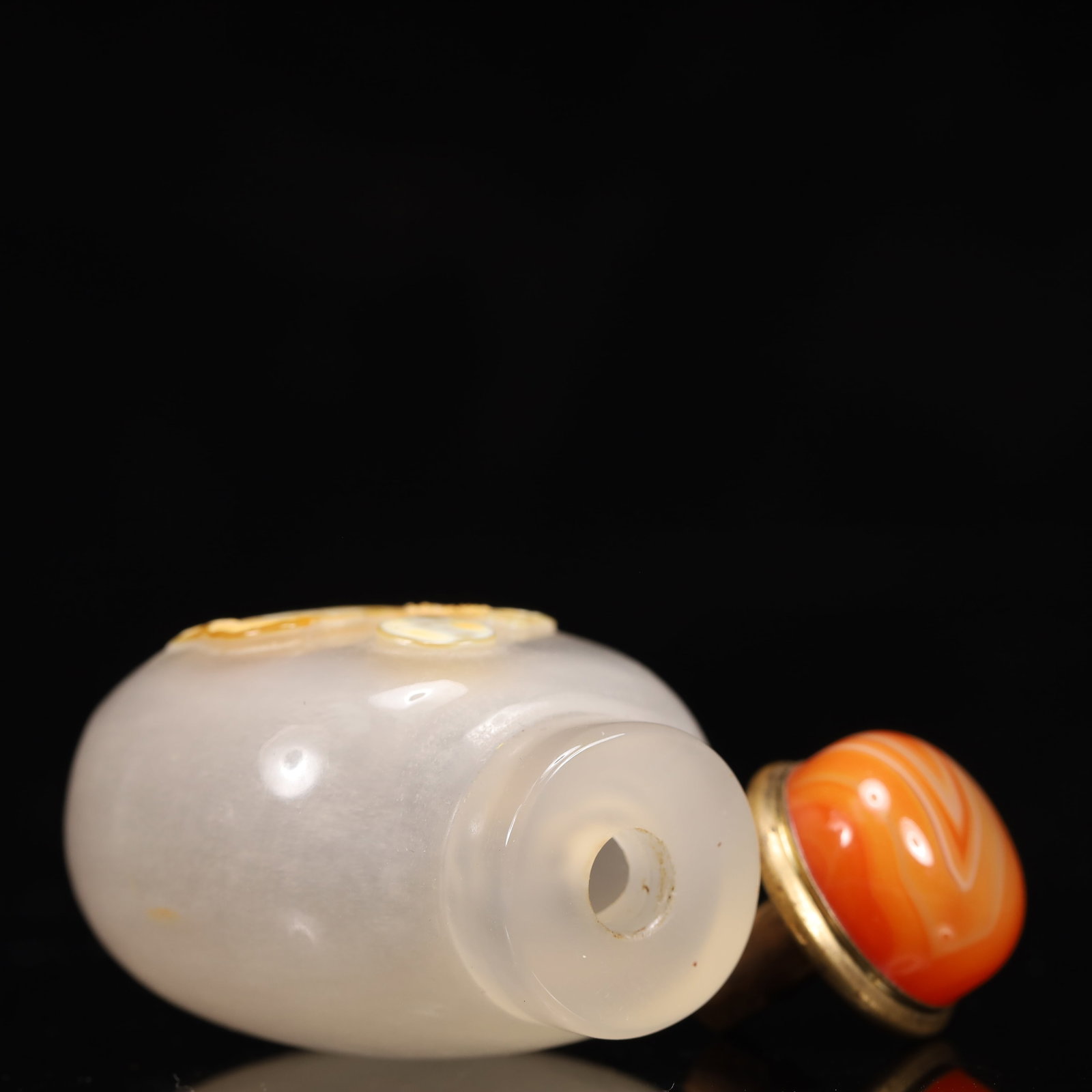 An Exquisite Agate Horse Pattern Snuff Bottle - 8