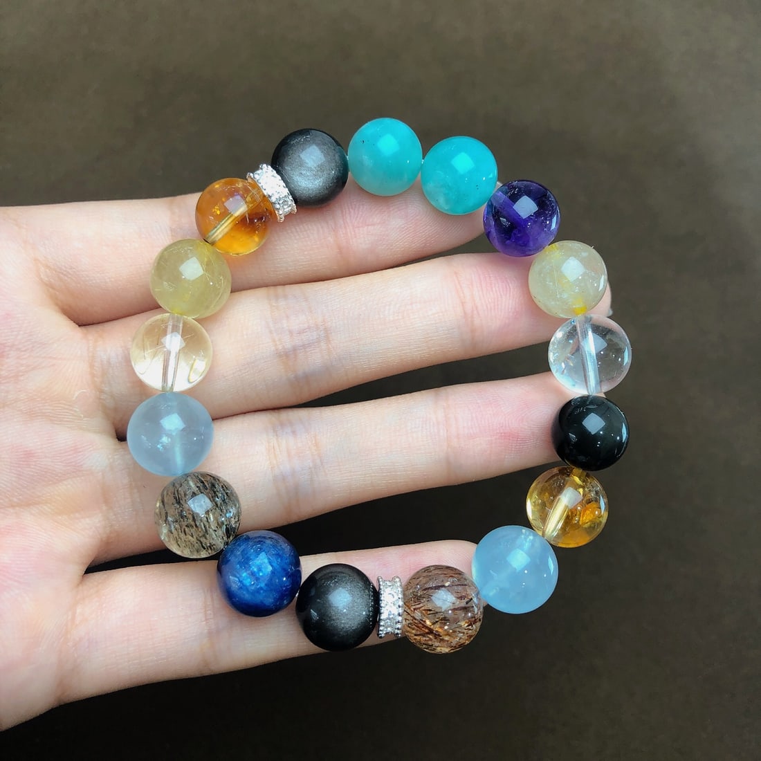 An Exquisite Crystal Bracelets: An Exquisite Crystal Bracelets,Size:11.2mm,Weight:31.2g 水晶手串