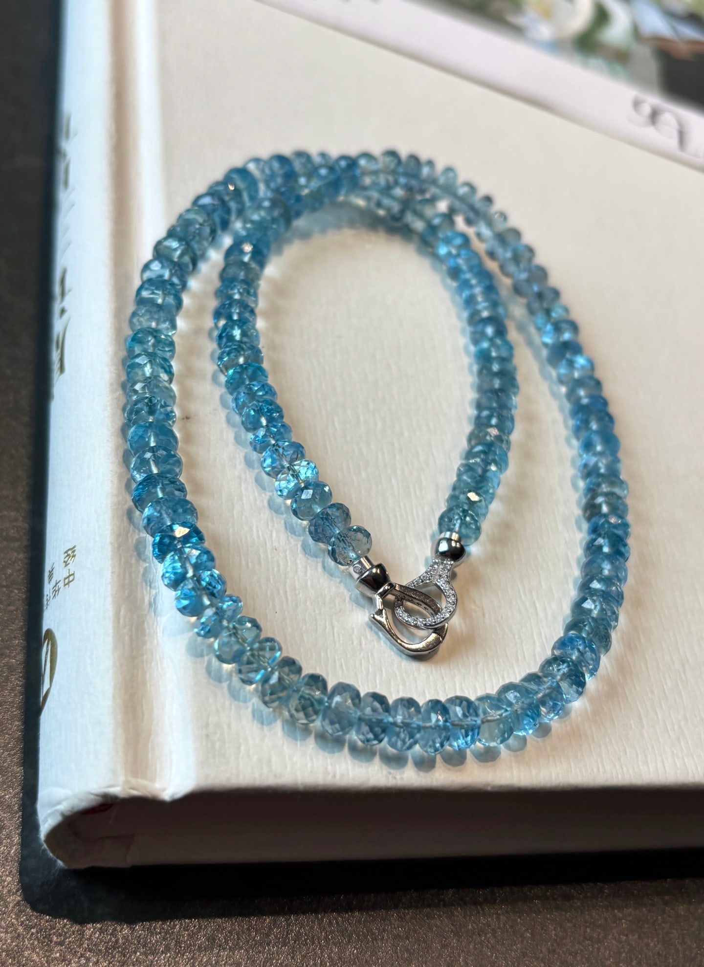An Exquisite Aquamarine Necklace (1 of 6)