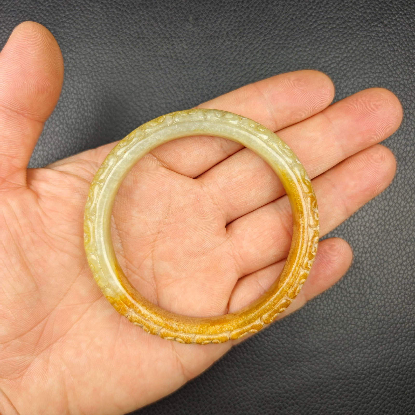 An Exquisite White Jade Bracelets - 6
