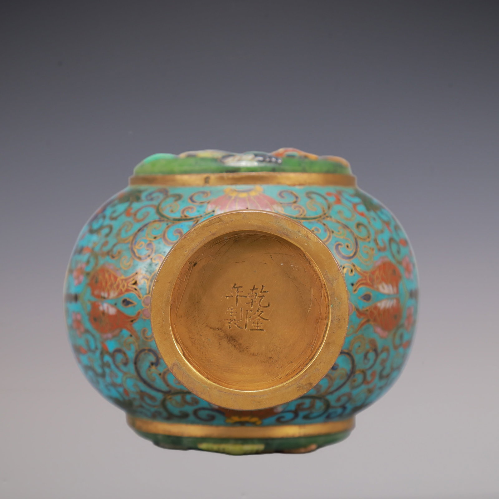 A Exquisite A pair of Cloisonne Lotus Pattern Character and Story Pattern Double-Ears Vase - 10