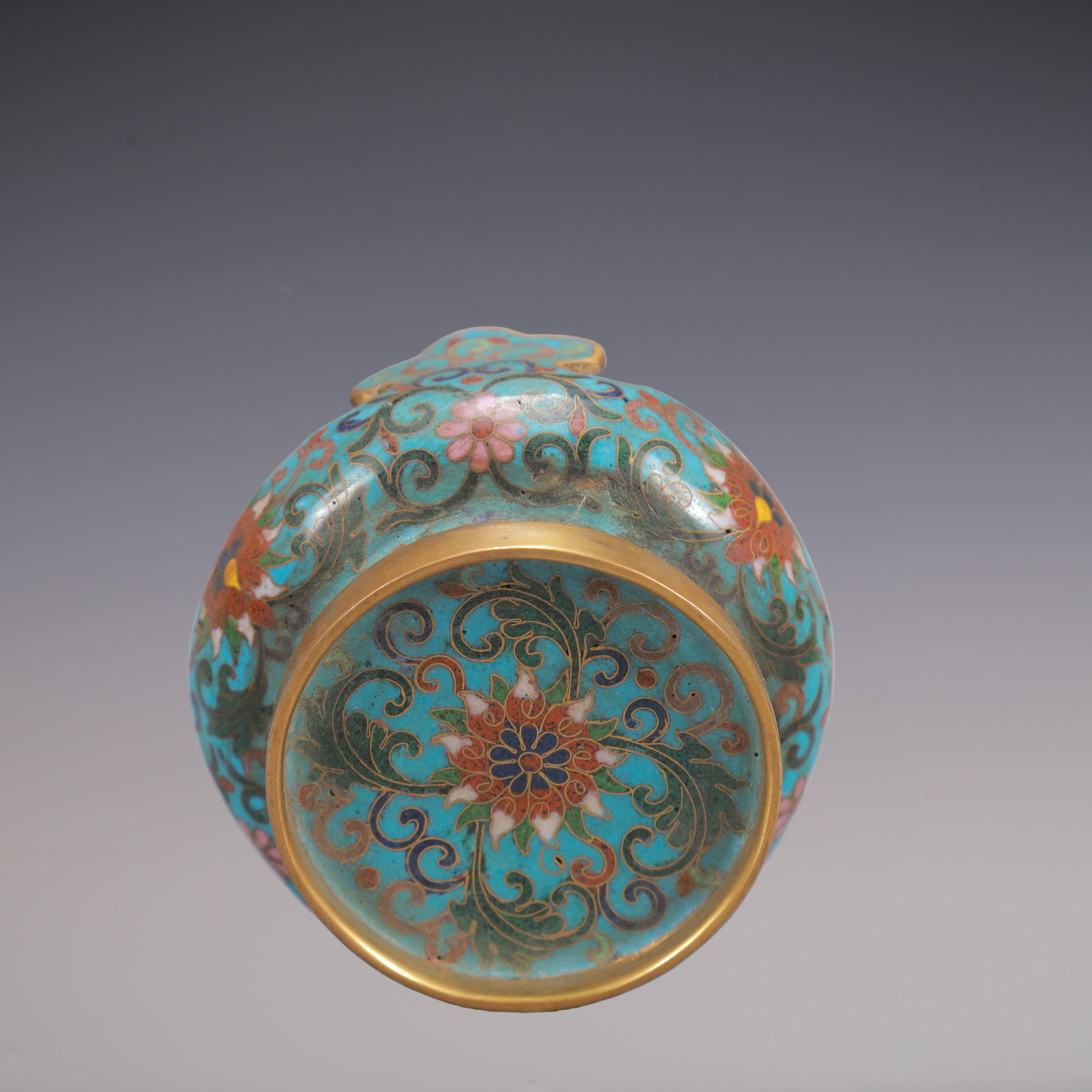 A Exquisite A pair of Cloisonne Lotus Pattern Character and Story Pattern Double-Ears Vase - 11