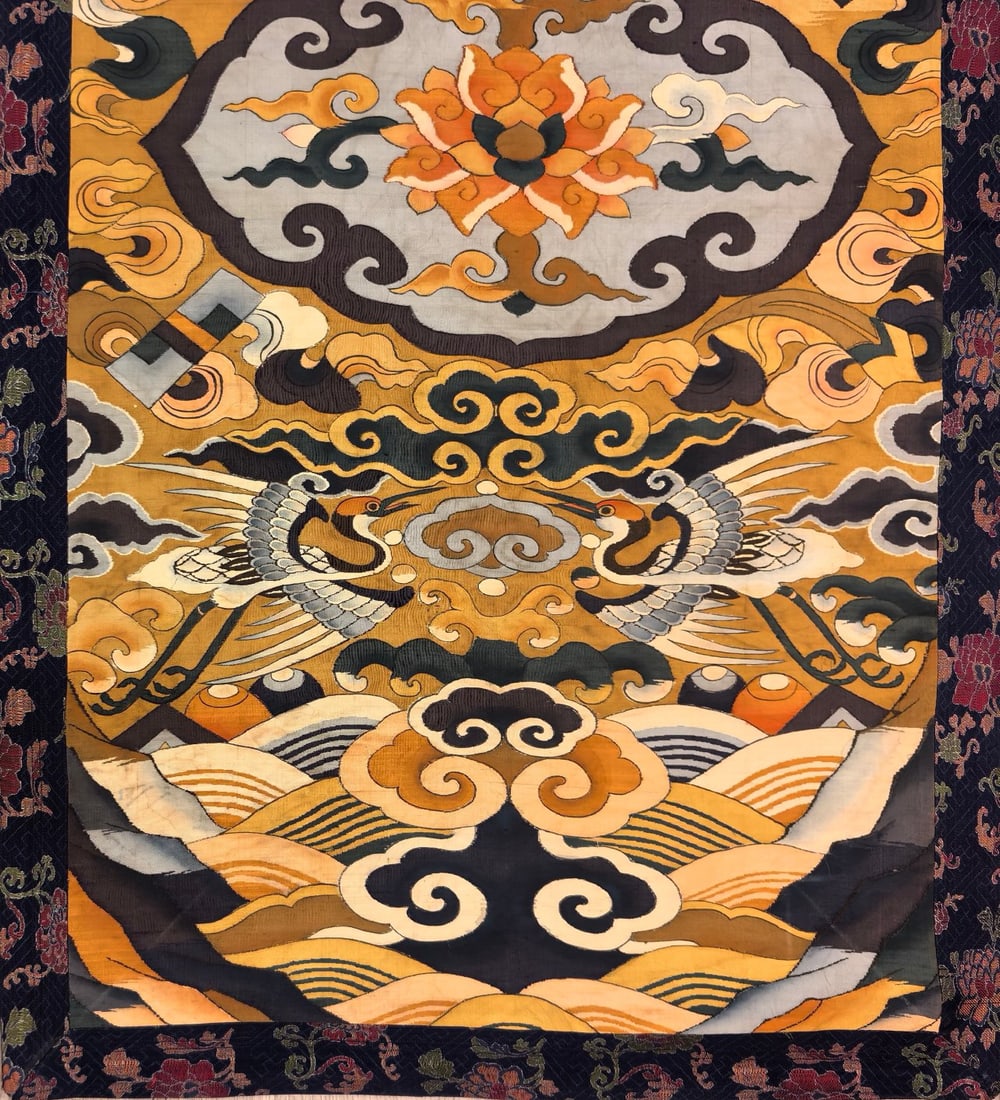 A Precious Kesi Dragon Pattern Chair Cover - 2