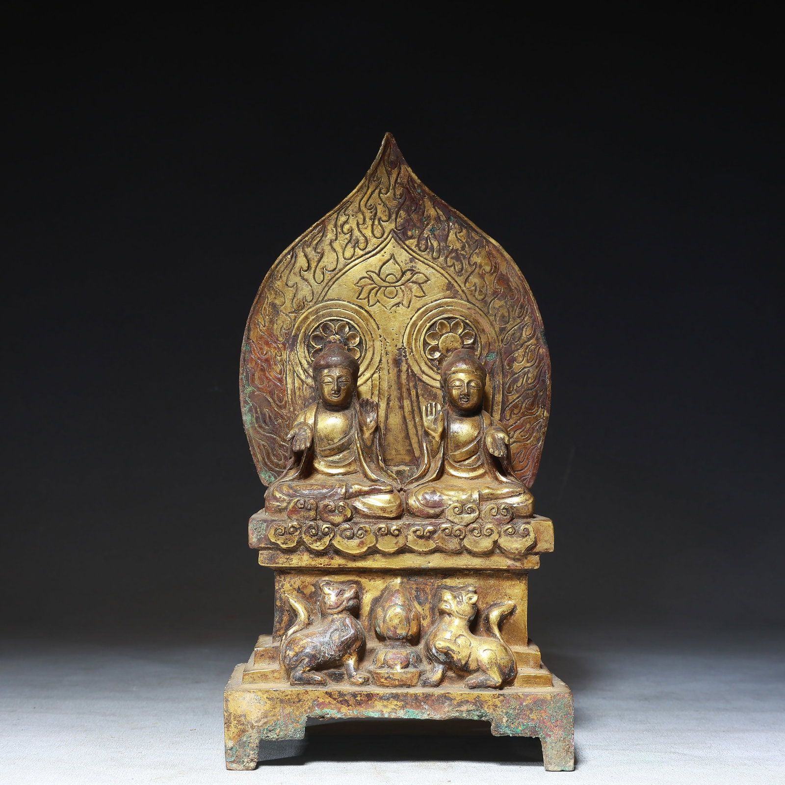 A Solemn Gilt Bronze Buddha Statue (1 of 7)