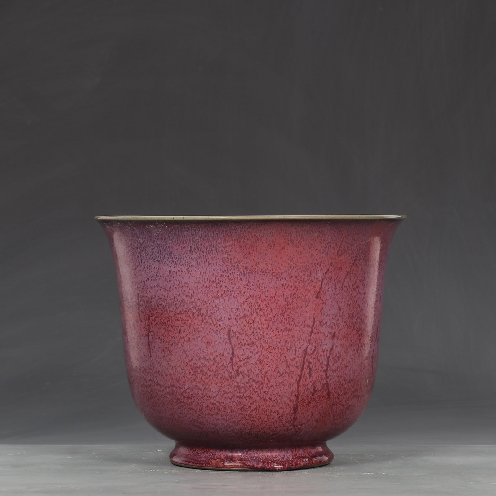 An Exquisite Jun yao Purple Glazed Flowerpot (1 of 9)