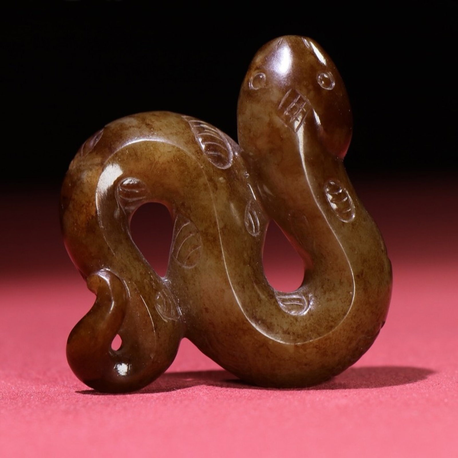 White Jade Snake Pendant (1 of 7)