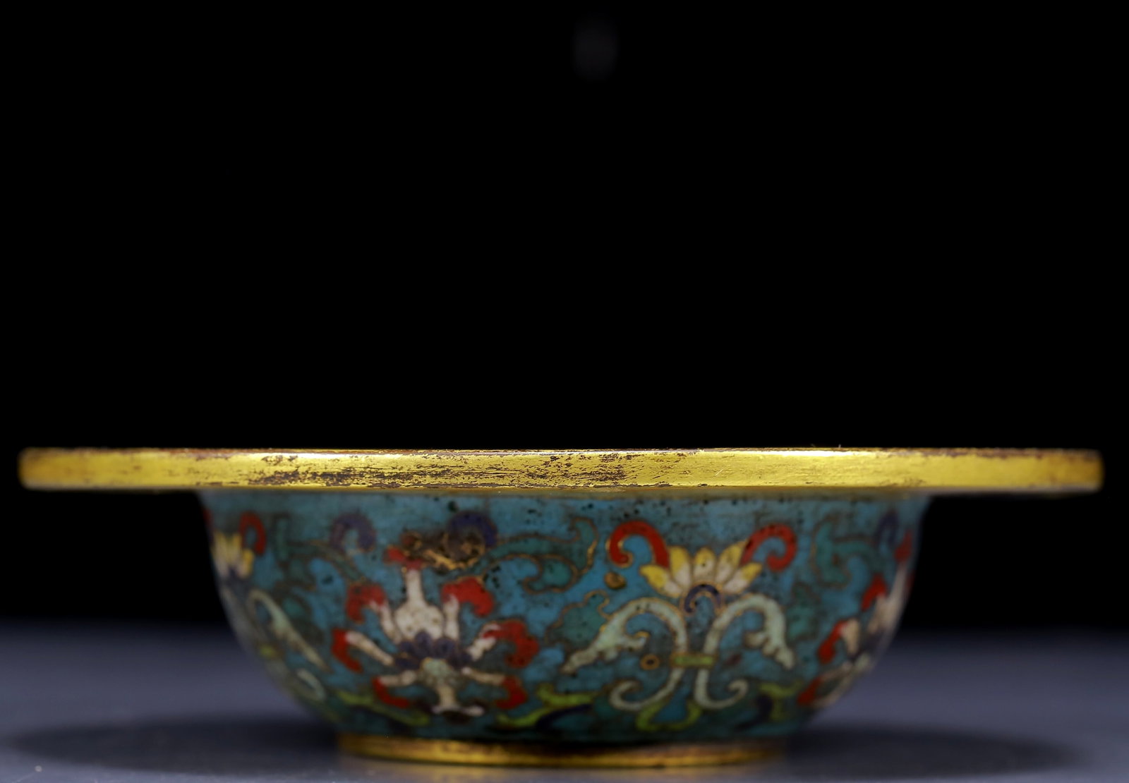 An Exquisite Cloisonne Flower Pattern Brush Washer - 4
