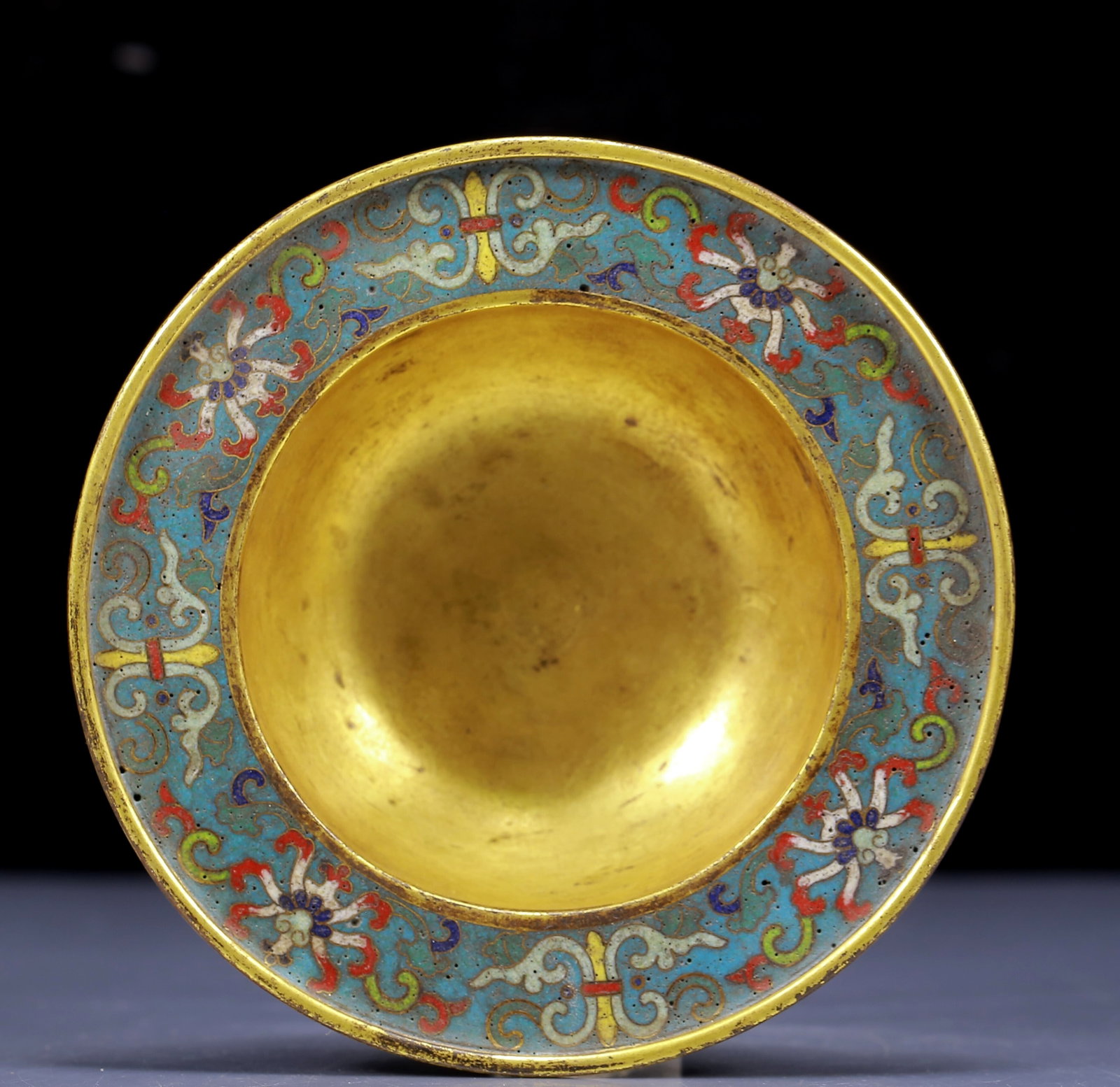 An Exquisite Cloisonne Flower Pattern Brush Washer - 5