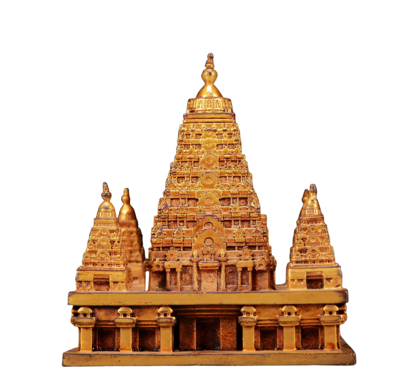 A Solemn Gilt Bronze Pagoda (1 of 6)
