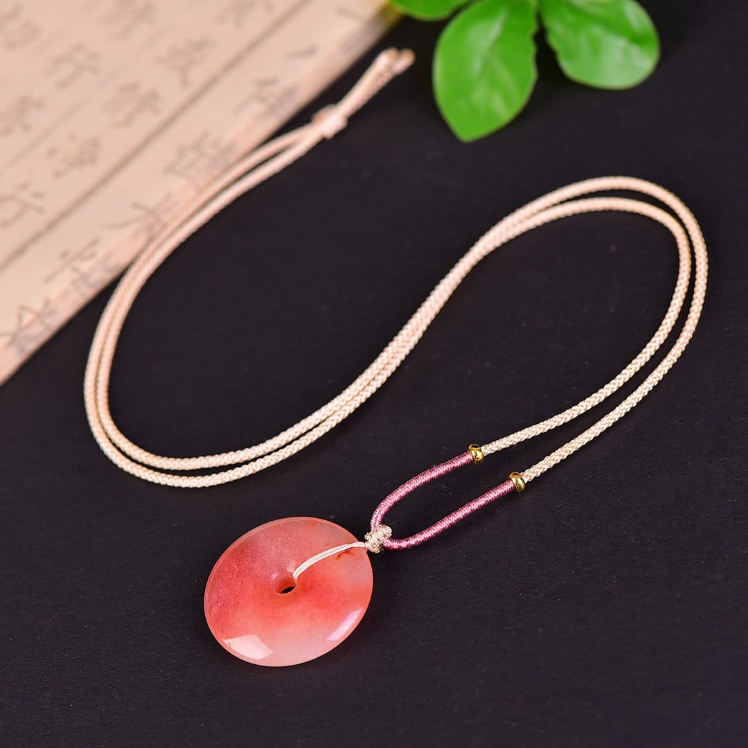 An Exquisite Red Jade Pendant (1 of 1)