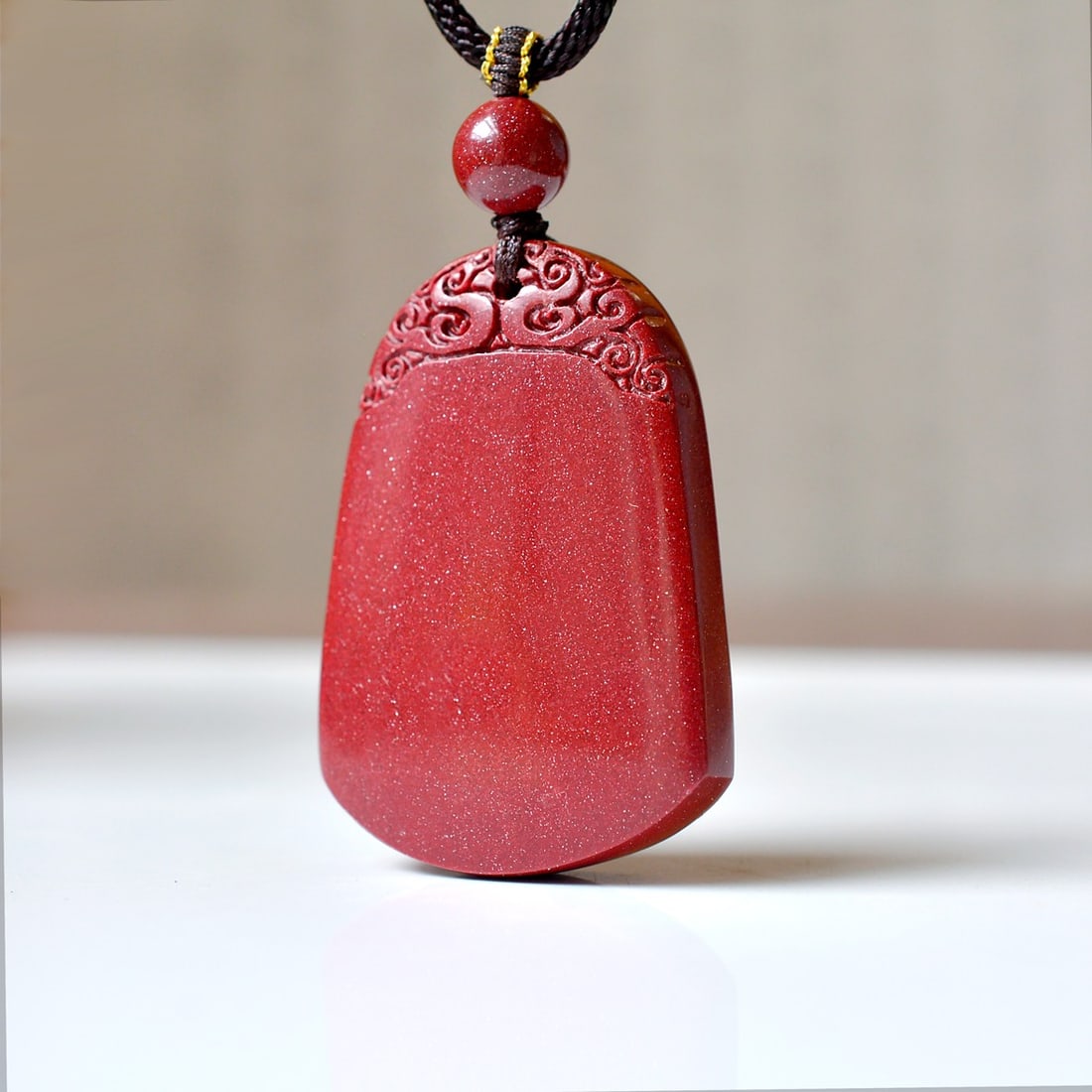 An Exquisite Cinnabar Pendant - 2
