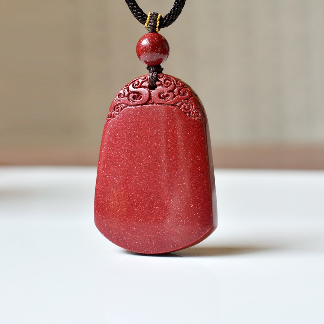 An Exquisite Cinnabar Pendant - 3