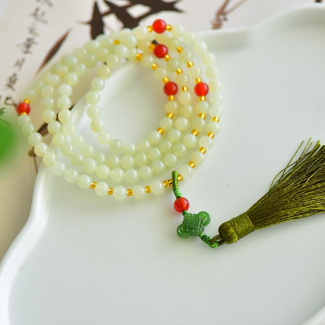 An Exquisite White Jade Bracelets - 2