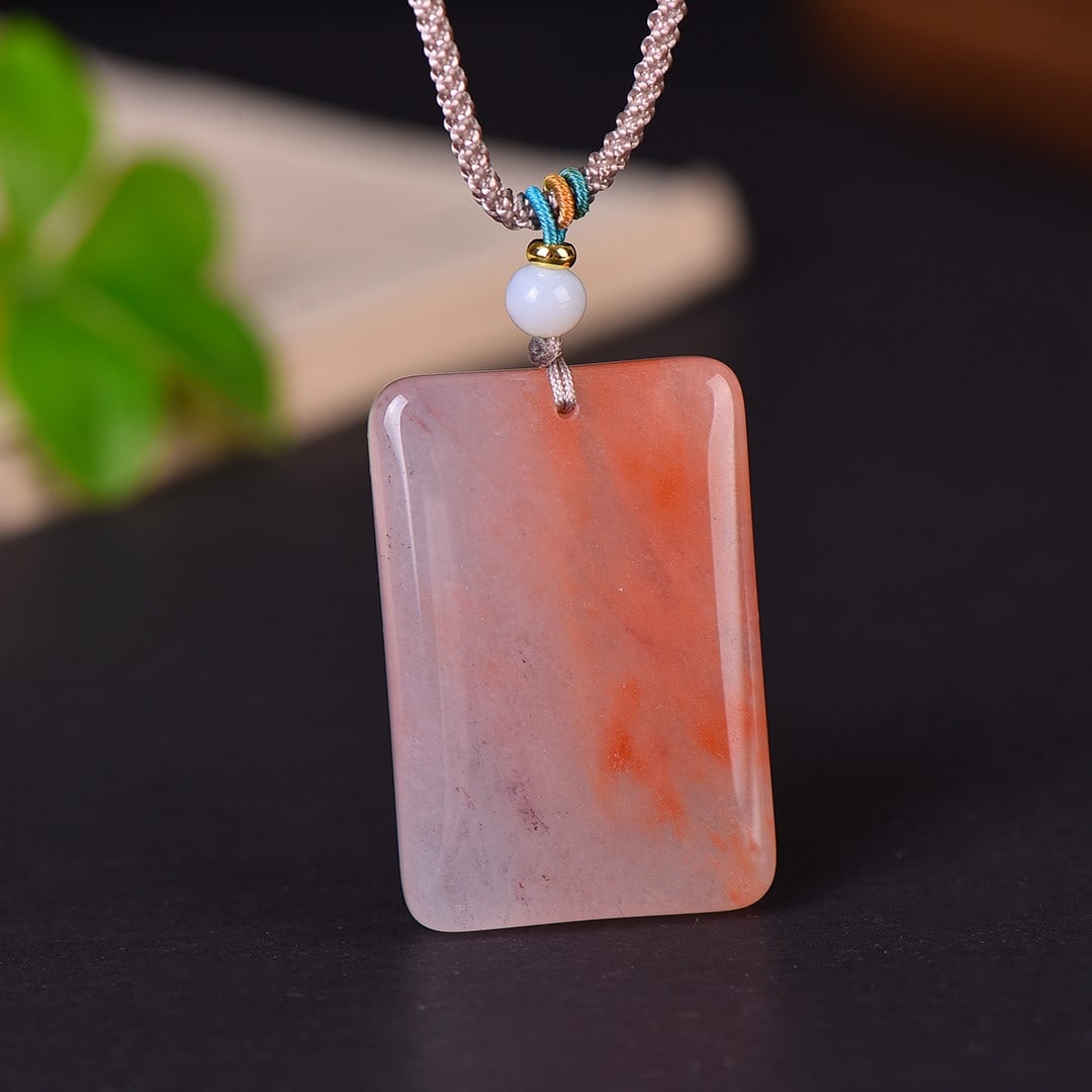 An Exquisite Red Jade Pendant (1 of 1)