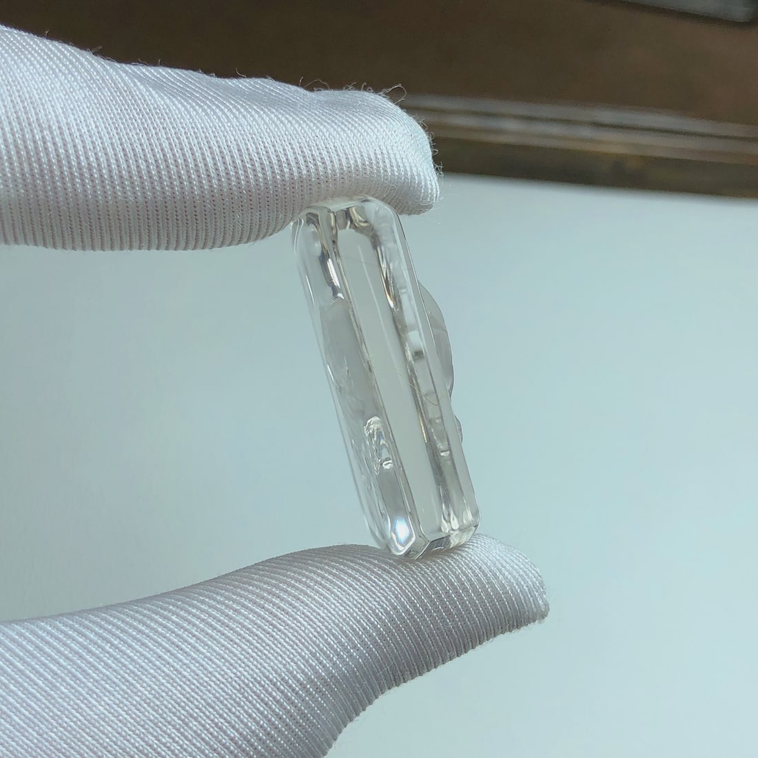 An Exquisite Crystal Buffalo Pattern Pendant - 6